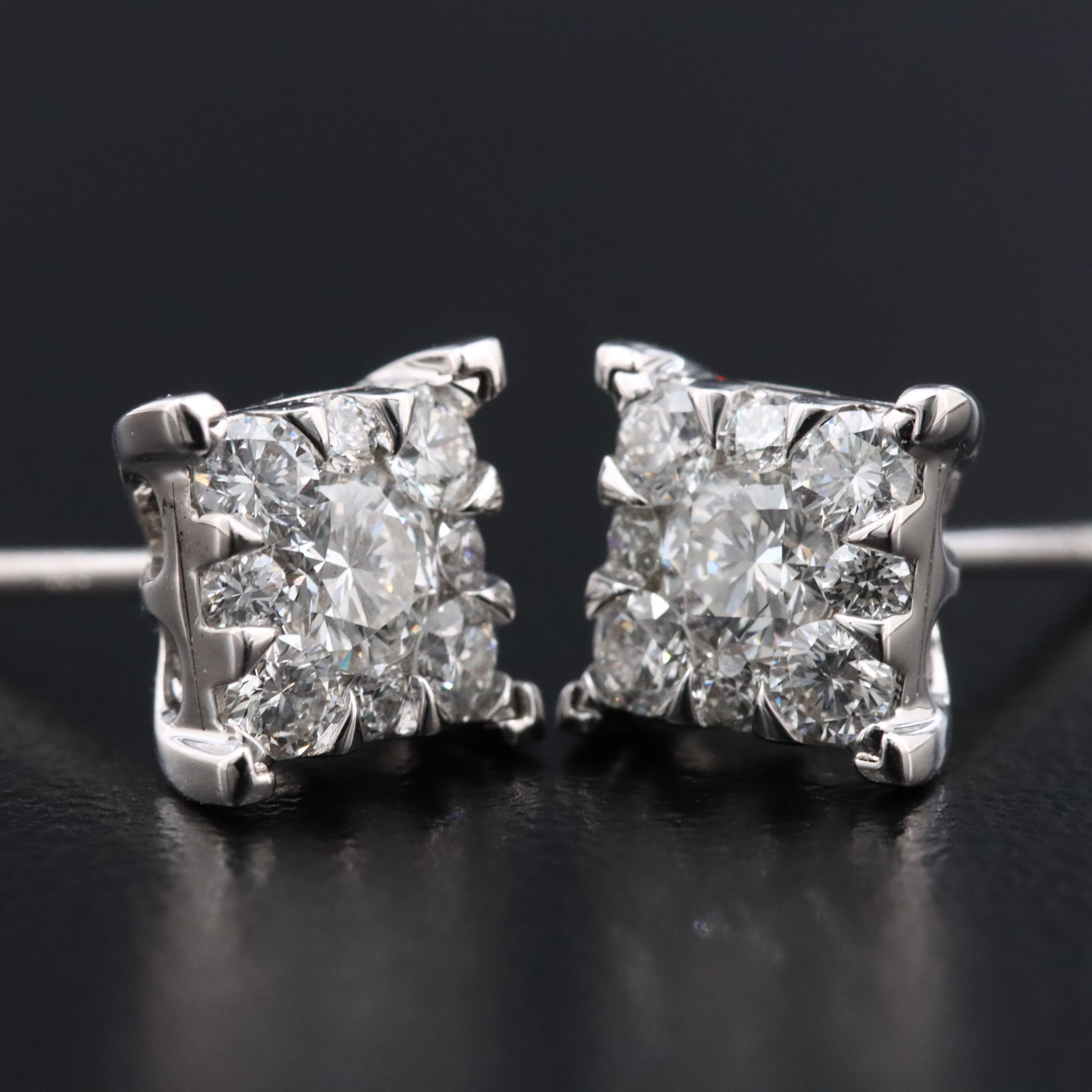 14K 0.76 CTW Diamond Earrings