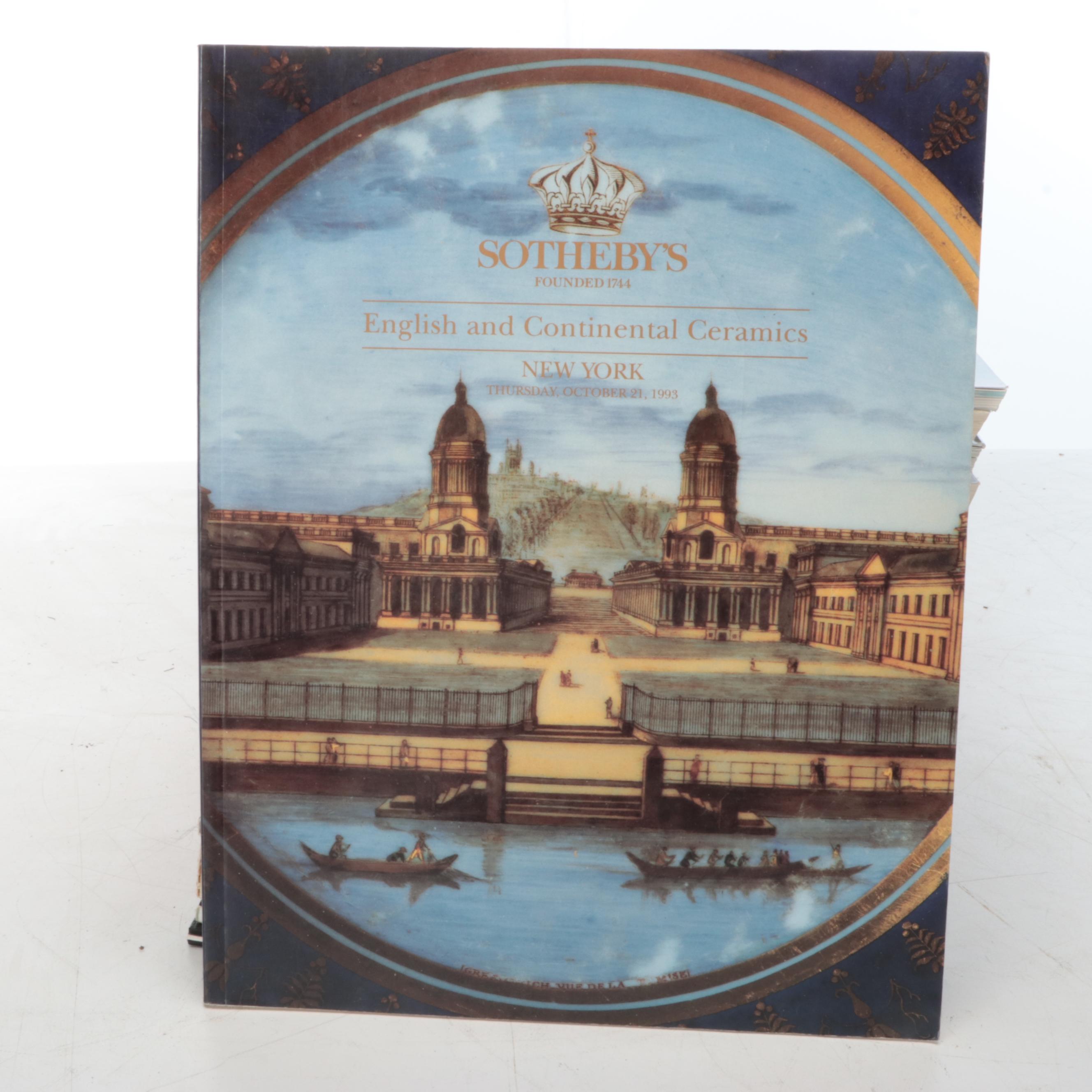 Sotheby's, Christie's with Other Catalogs, Late 20th/Early 21st Century