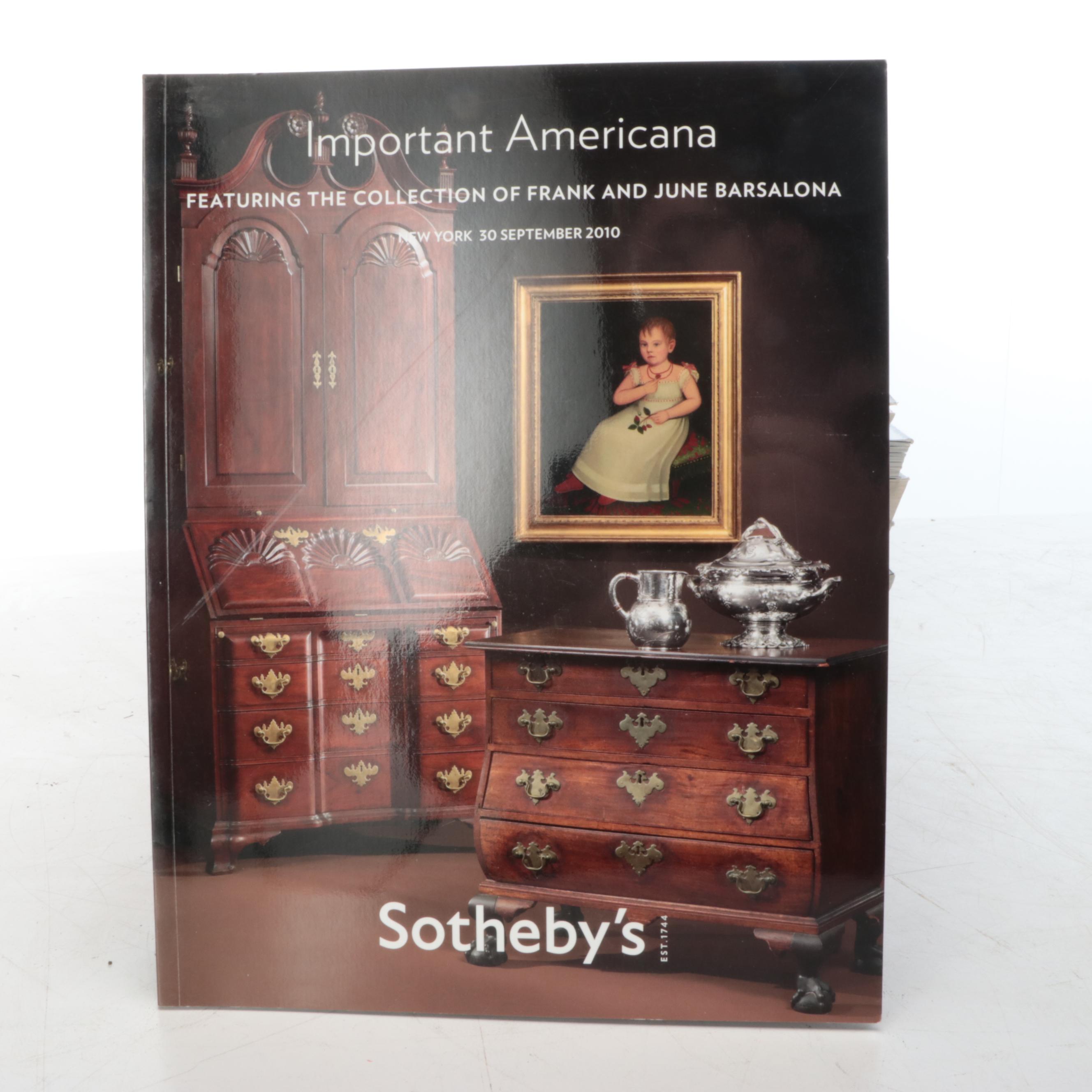 Sotheby's, Christie's with Other Catalogs, Late 20th/Early 21st Century