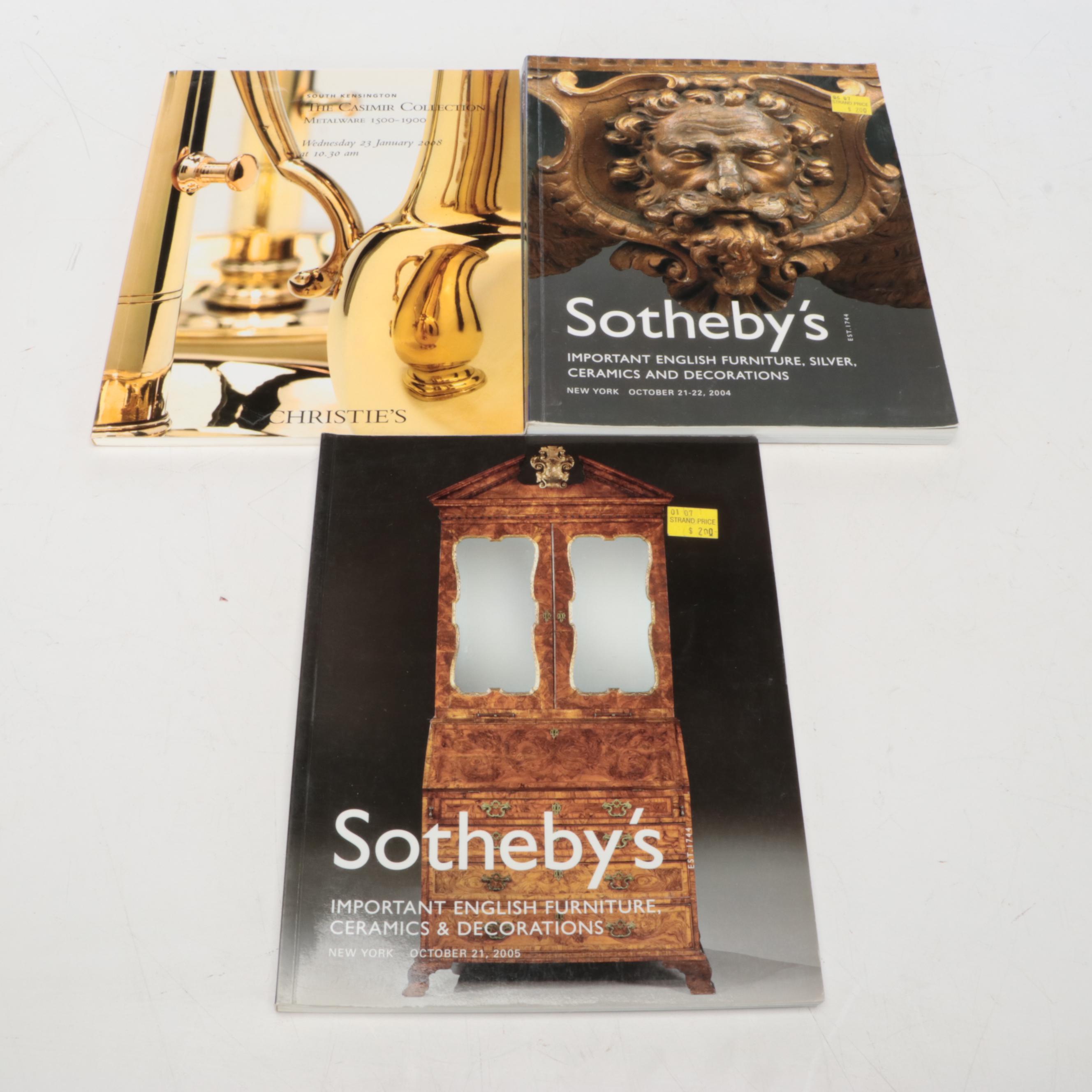 Sotheby's, Christie's with Other Catalogs, Late 20th/Early 21st Century