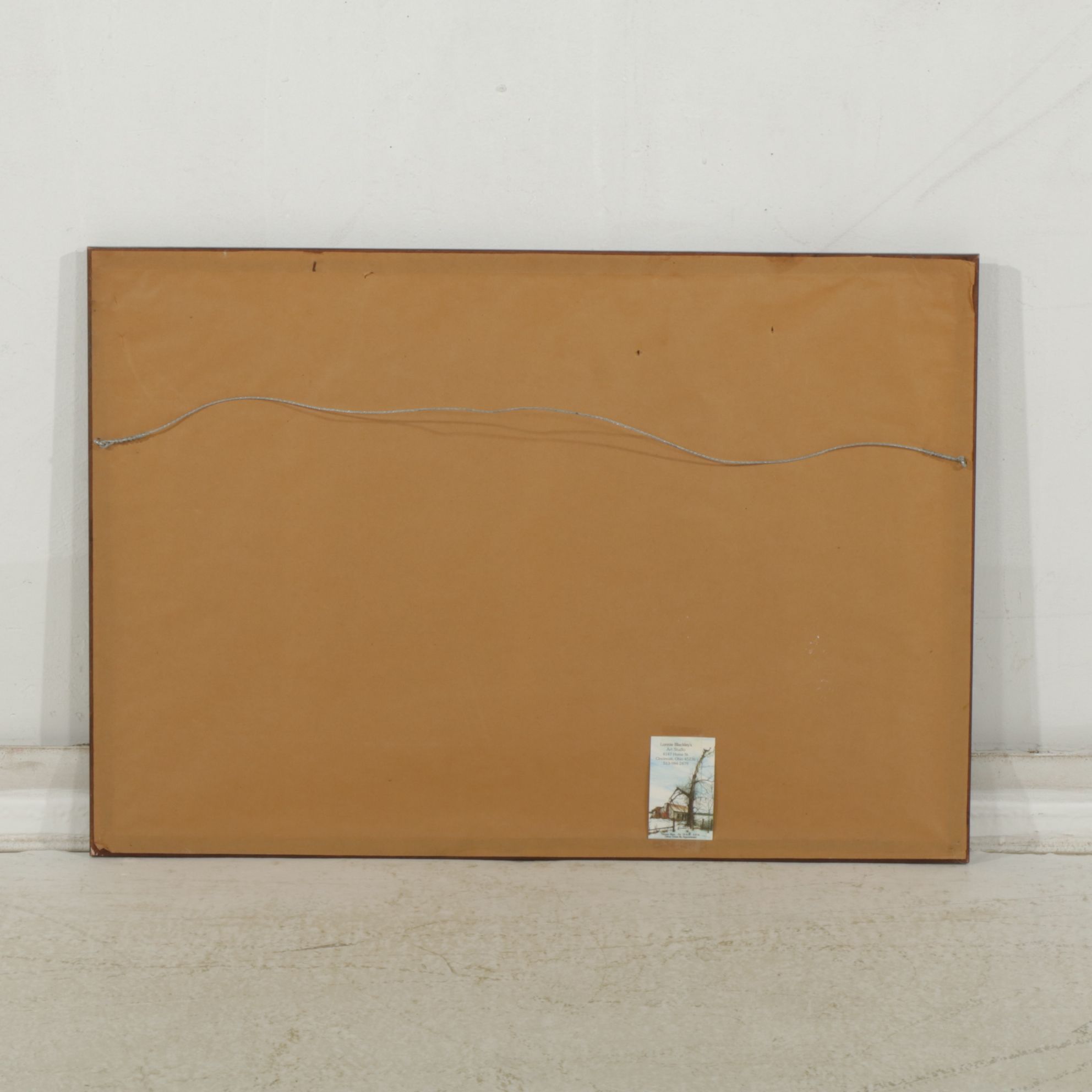 Lonnie C. Blackley Jr. Hand-Painted Lithograph of Irish Castle Landscape, 1992