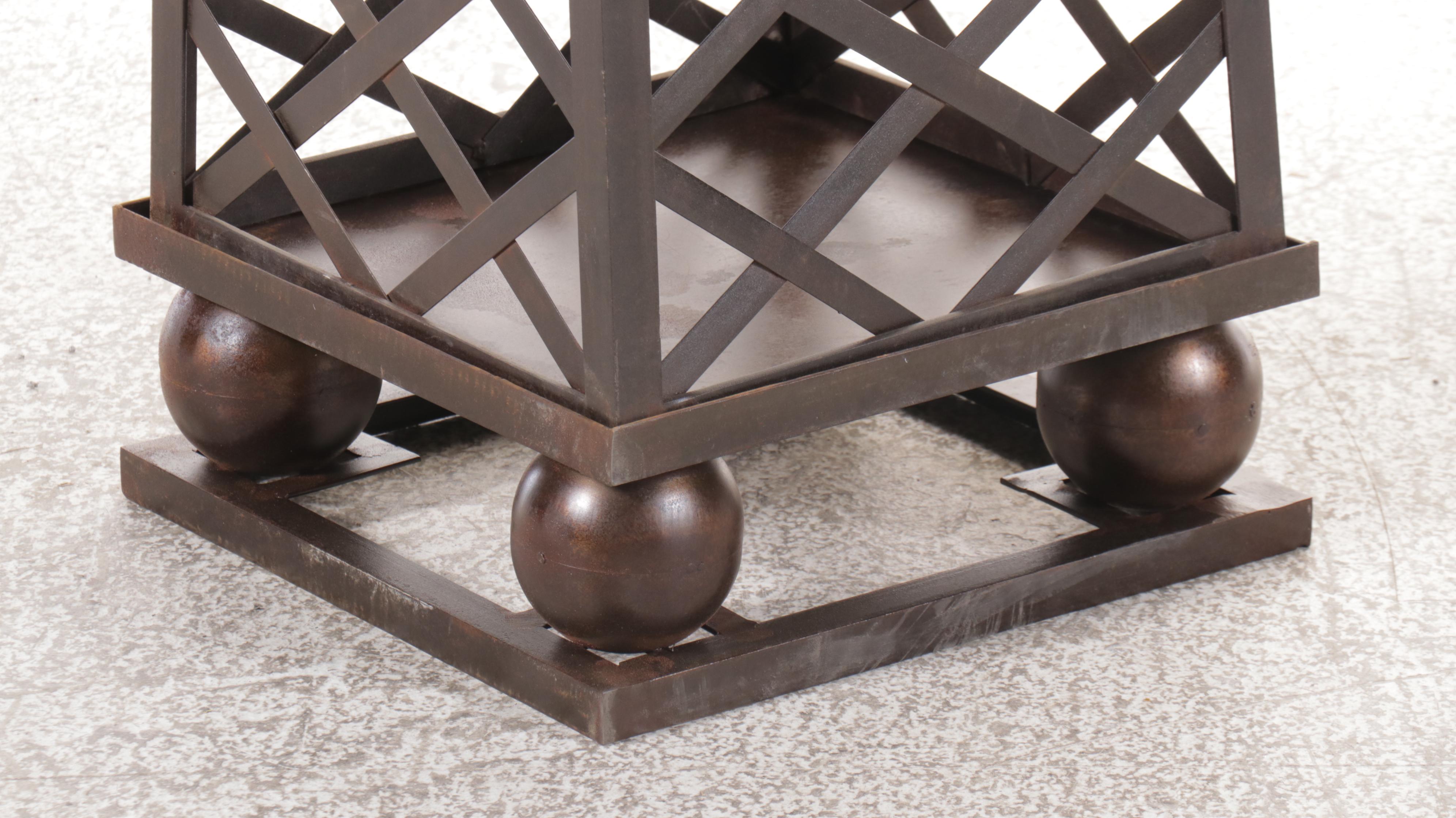 Metal Garden Obelisk