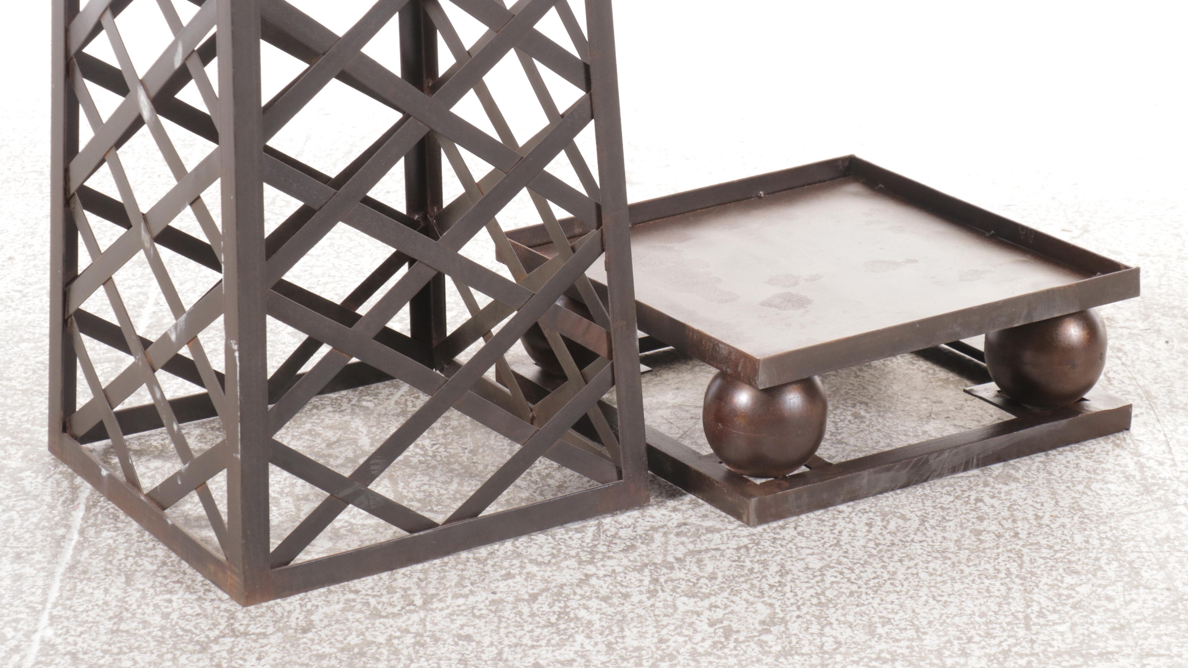 Metal Garden Obelisk