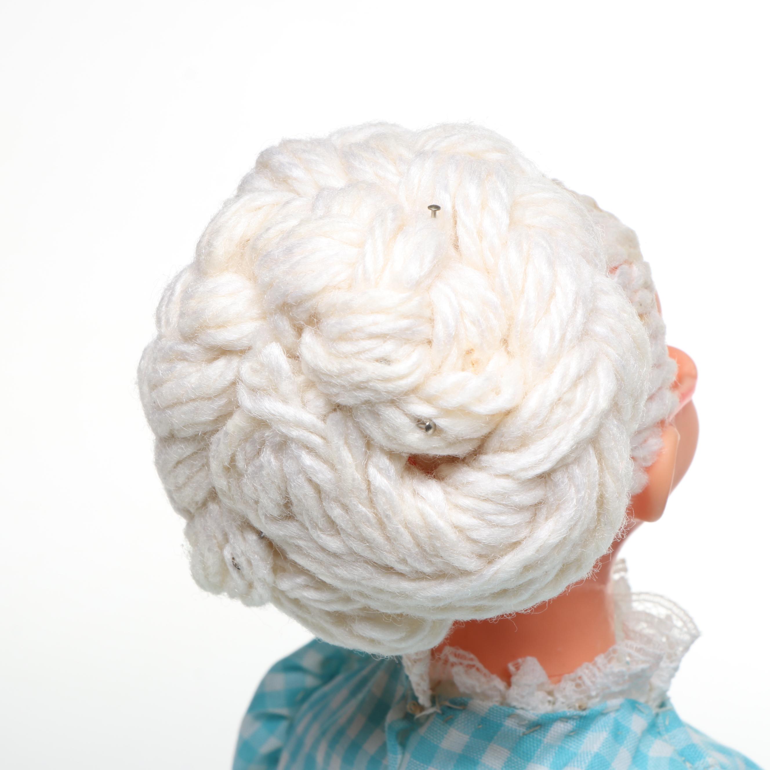 Handmade Dish Soap Bottle Dolls, Mid to Late 20th Century