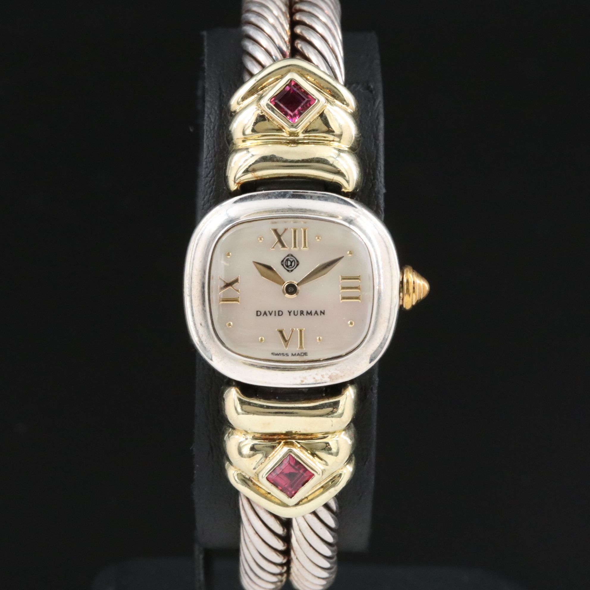 David Yurman 14K & Sterling Silver Cable Watch