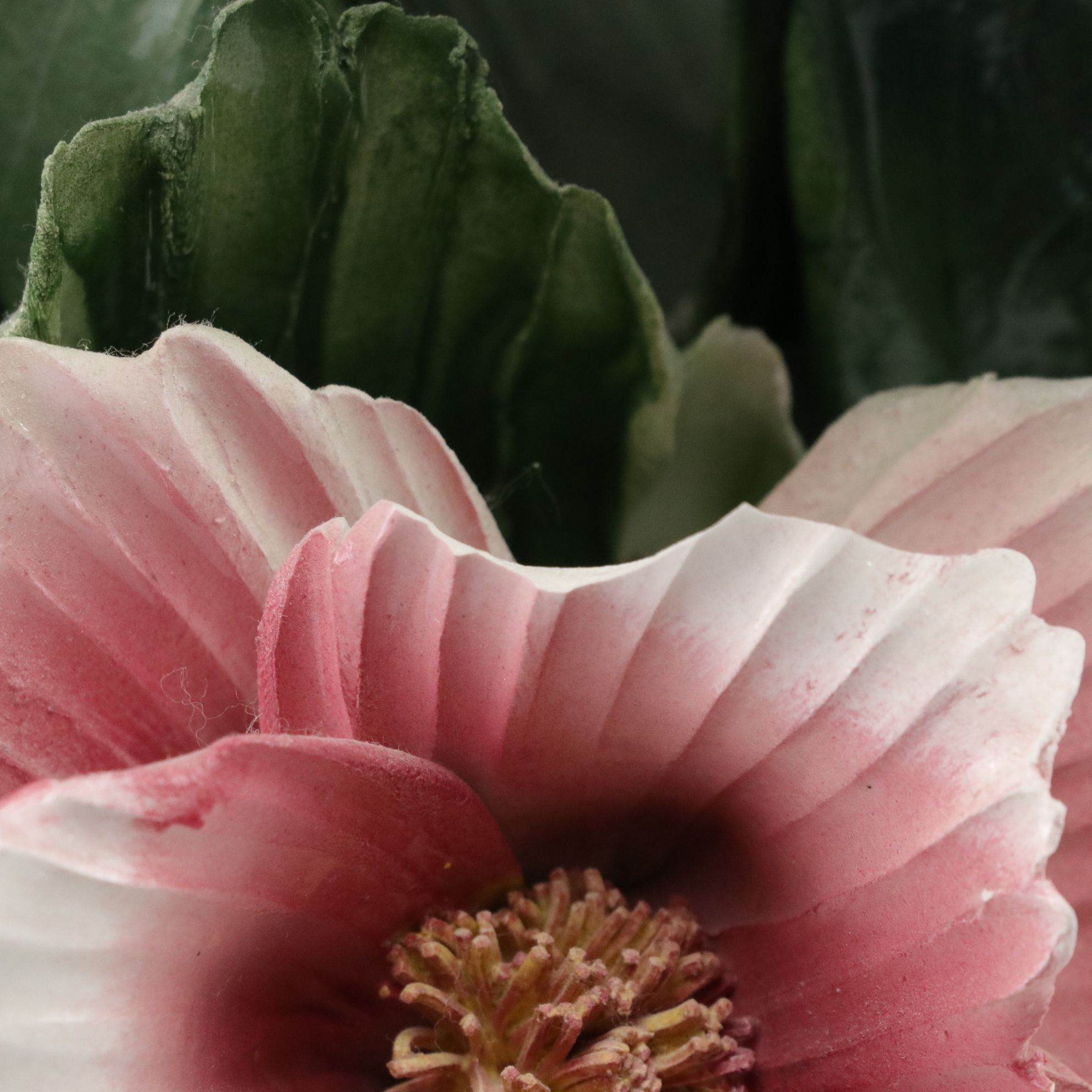 Capodimonte Porcelain Flower Arrangement & Basket