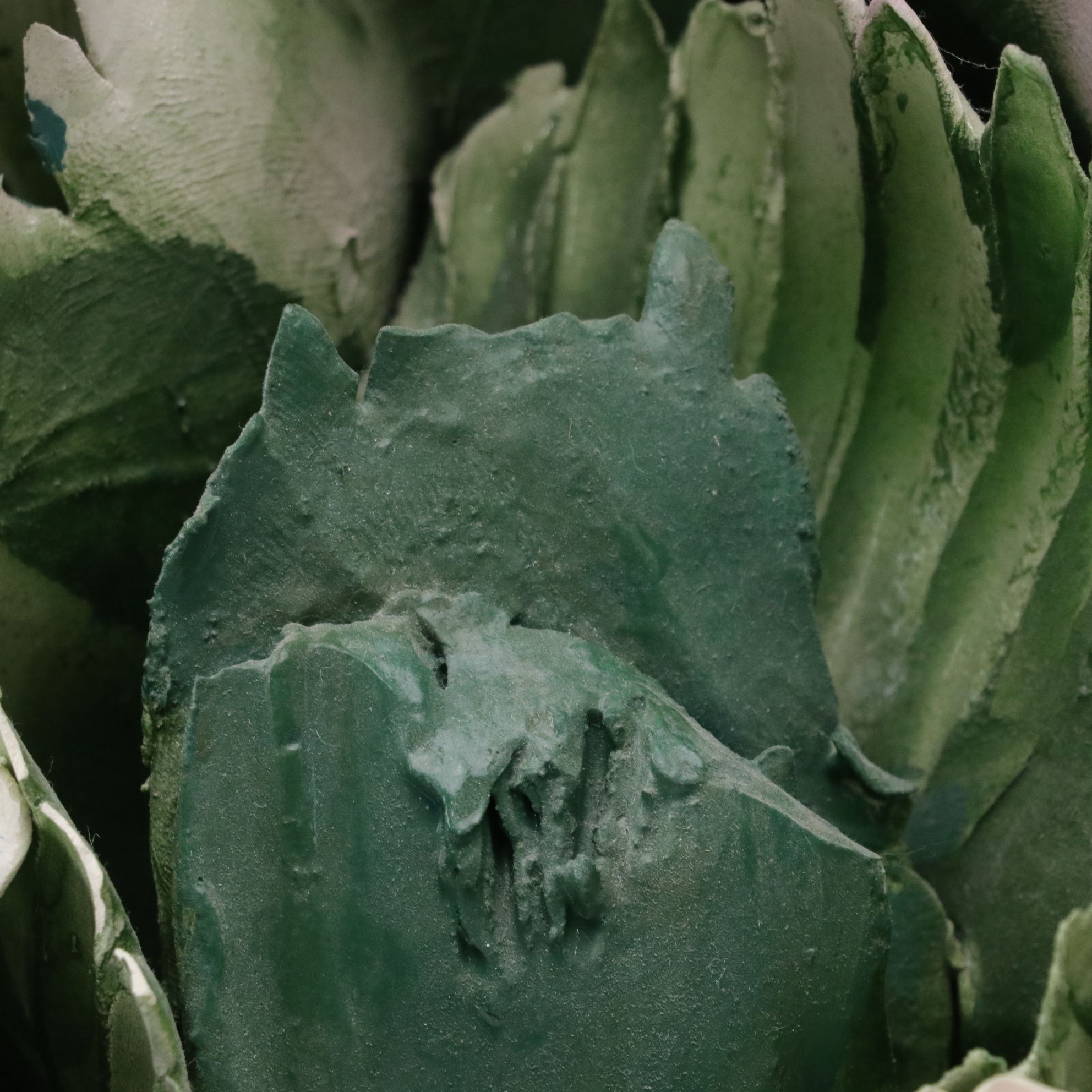 Capodimonte Porcelain Flower Arrangement & Basket