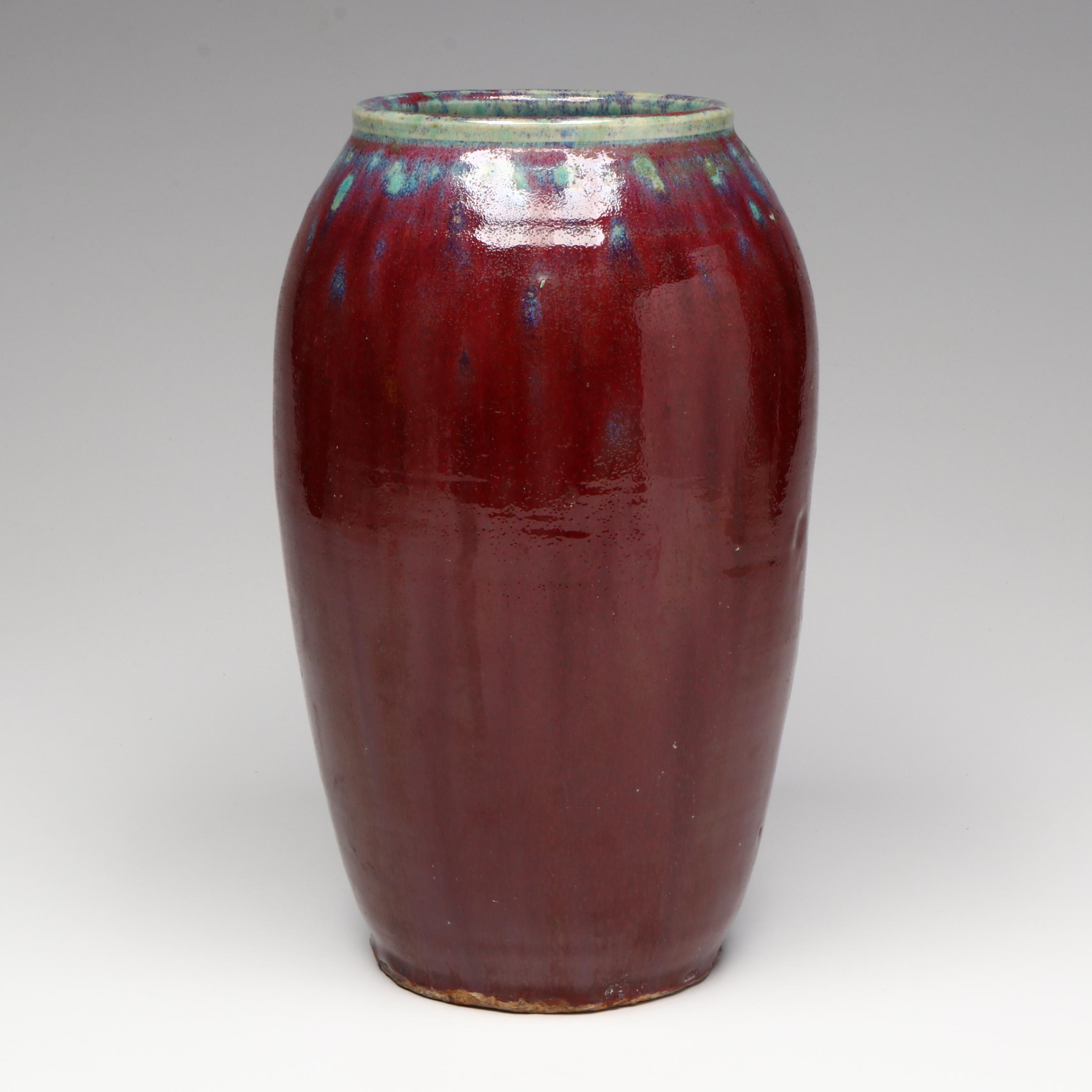 Antique Chinese Qing Dynasty Sang de Boeuf Vase