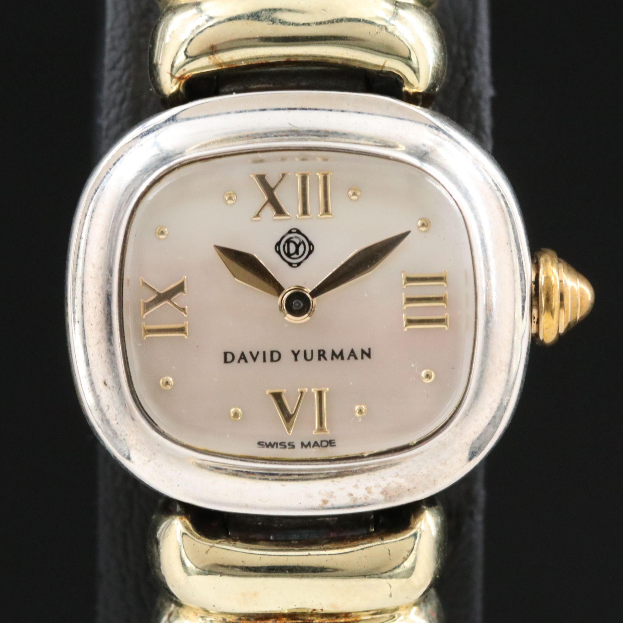 David Yurman 14K & Sterling Silver Cable Watch
