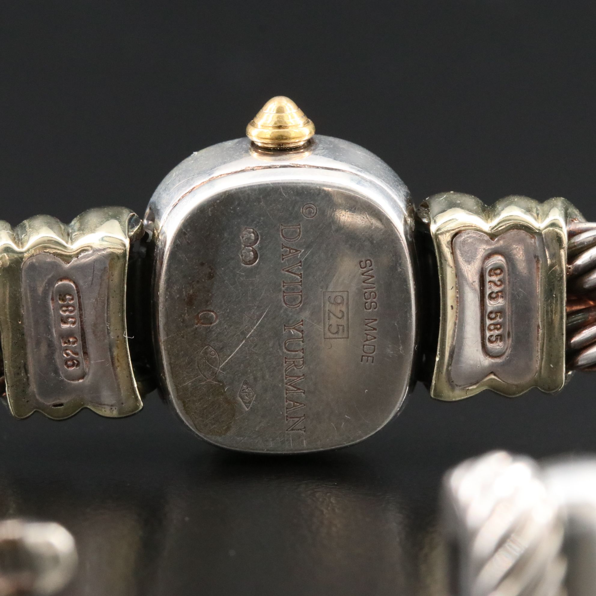 David Yurman 14K & Sterling Silver Cable Watch