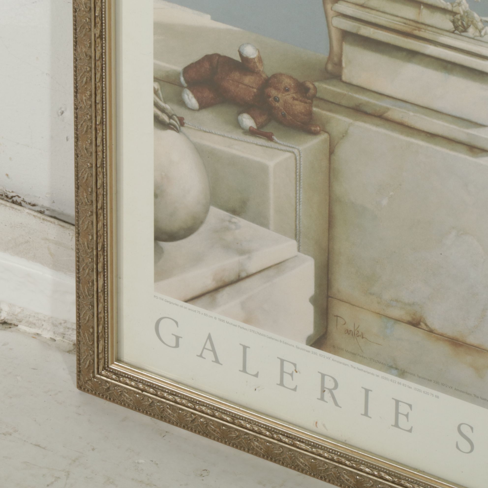 Michael Parks "Gargoyles" Exhibition Poster for Galerie Steltman Amsterdam, 1995