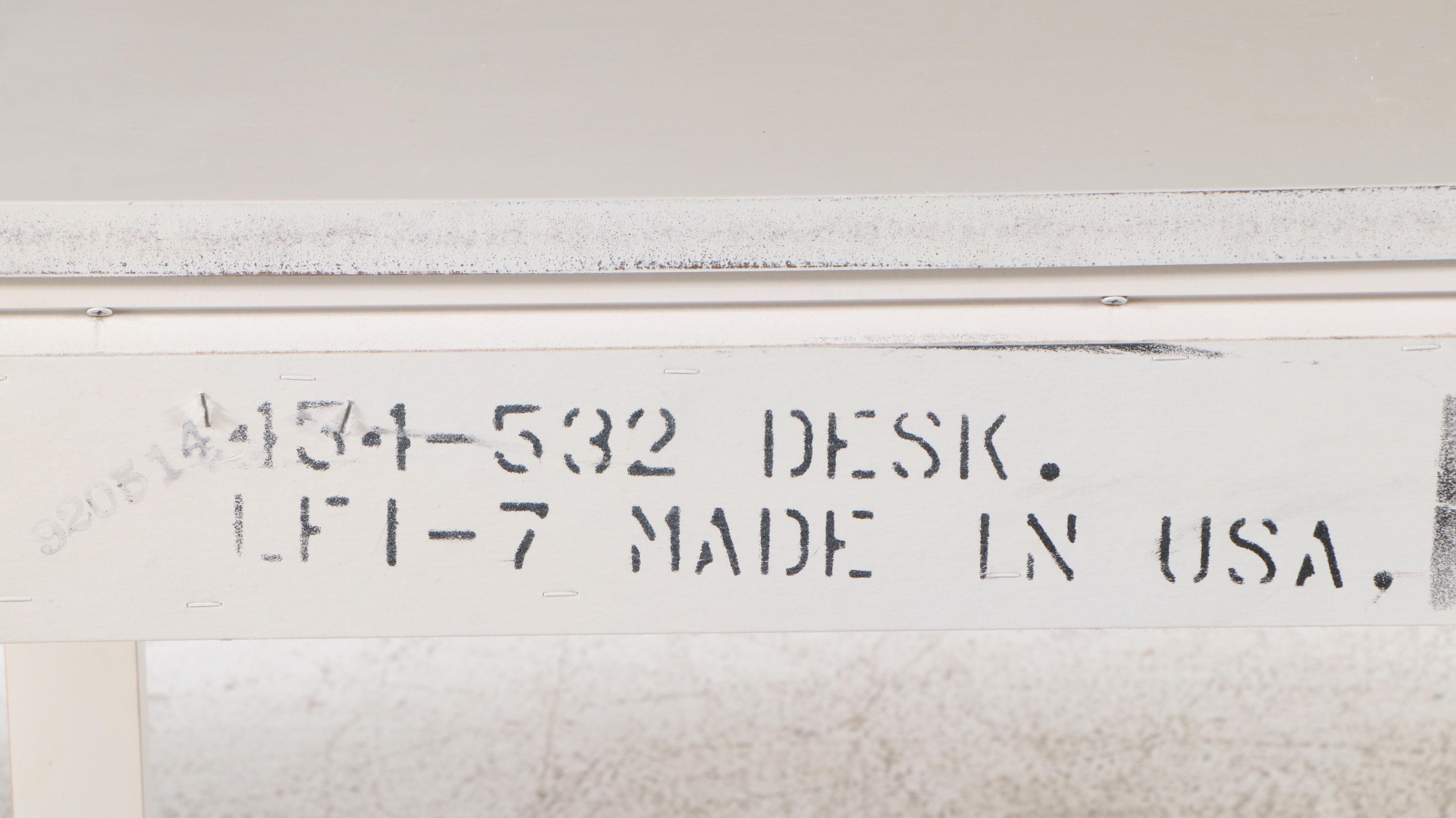 Lexington White-Painted Wood Vanity with Stool and Wall Mirror