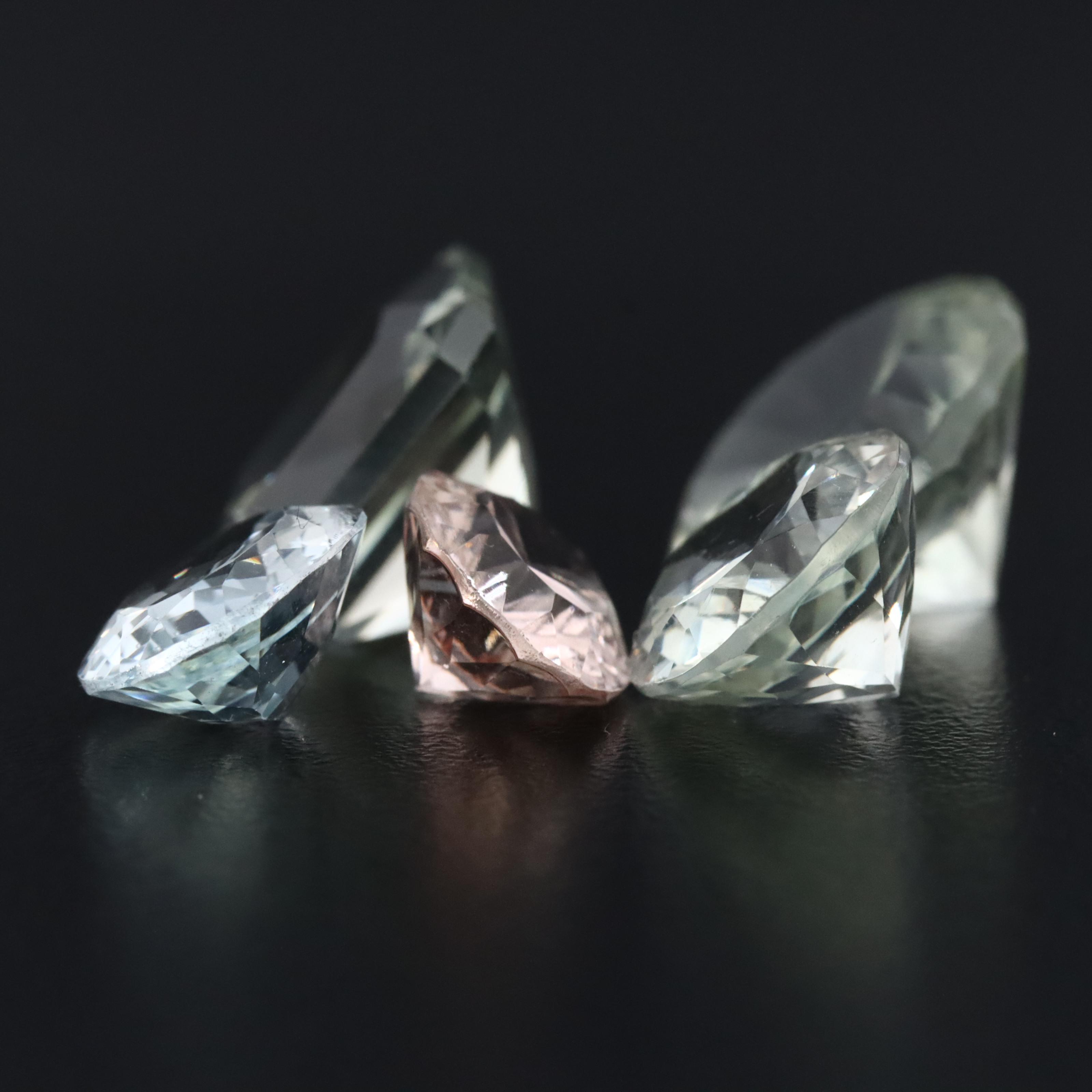 Loose 24.04 CTW Morganite, Prasiolite and Topaz Lot