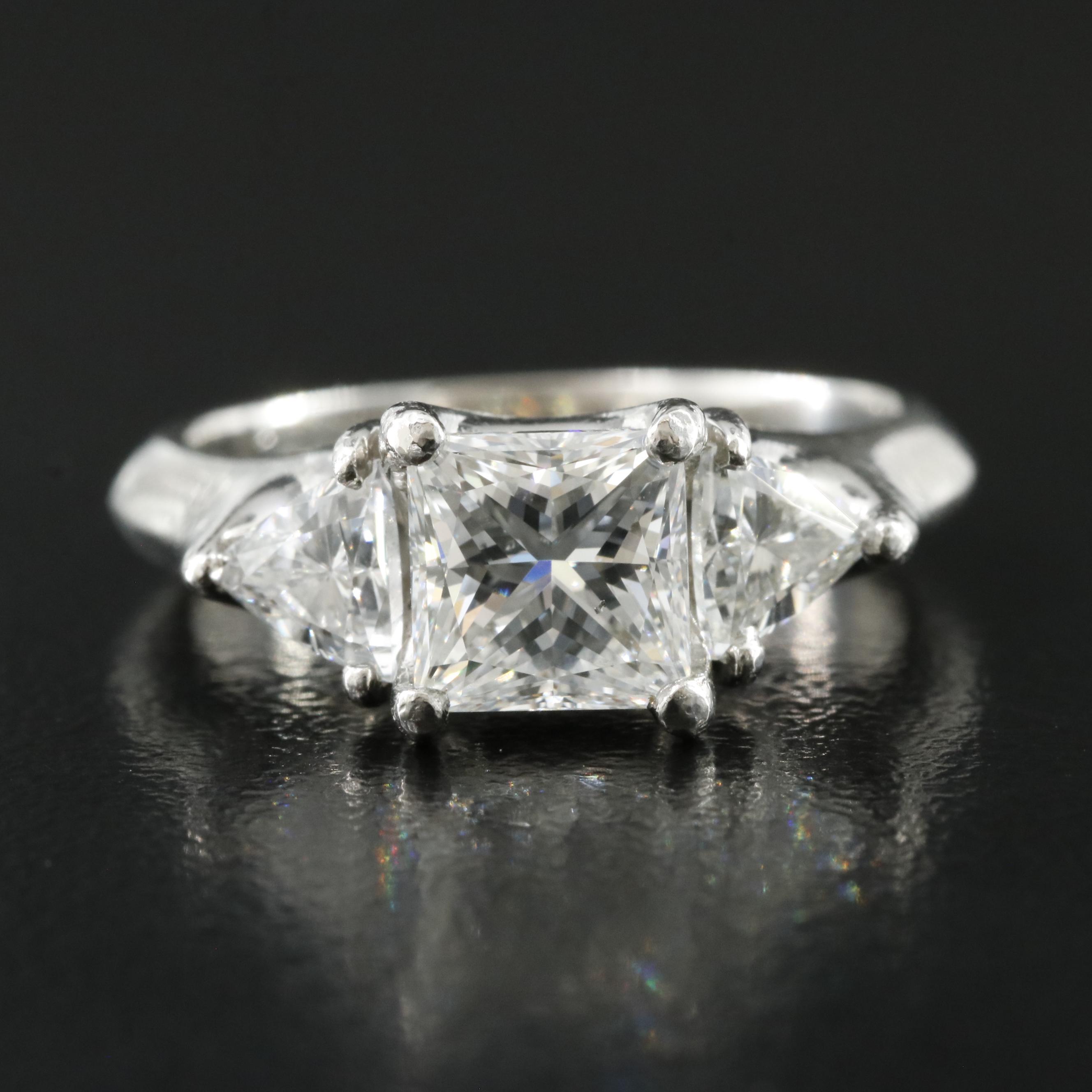 Platinum 1.92 CTW Diamond Ring