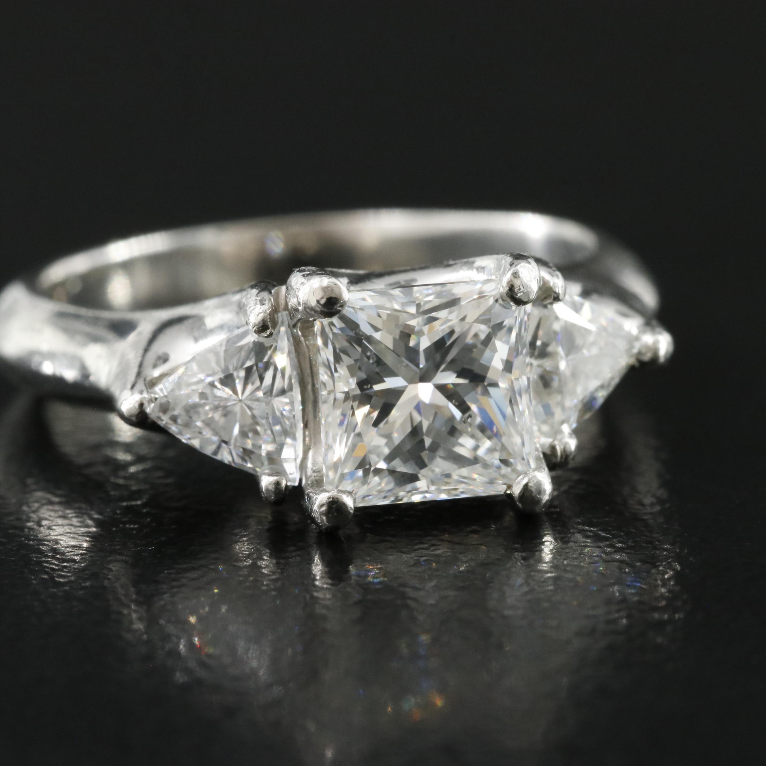 Platinum 1.92 CTW Diamond Ring