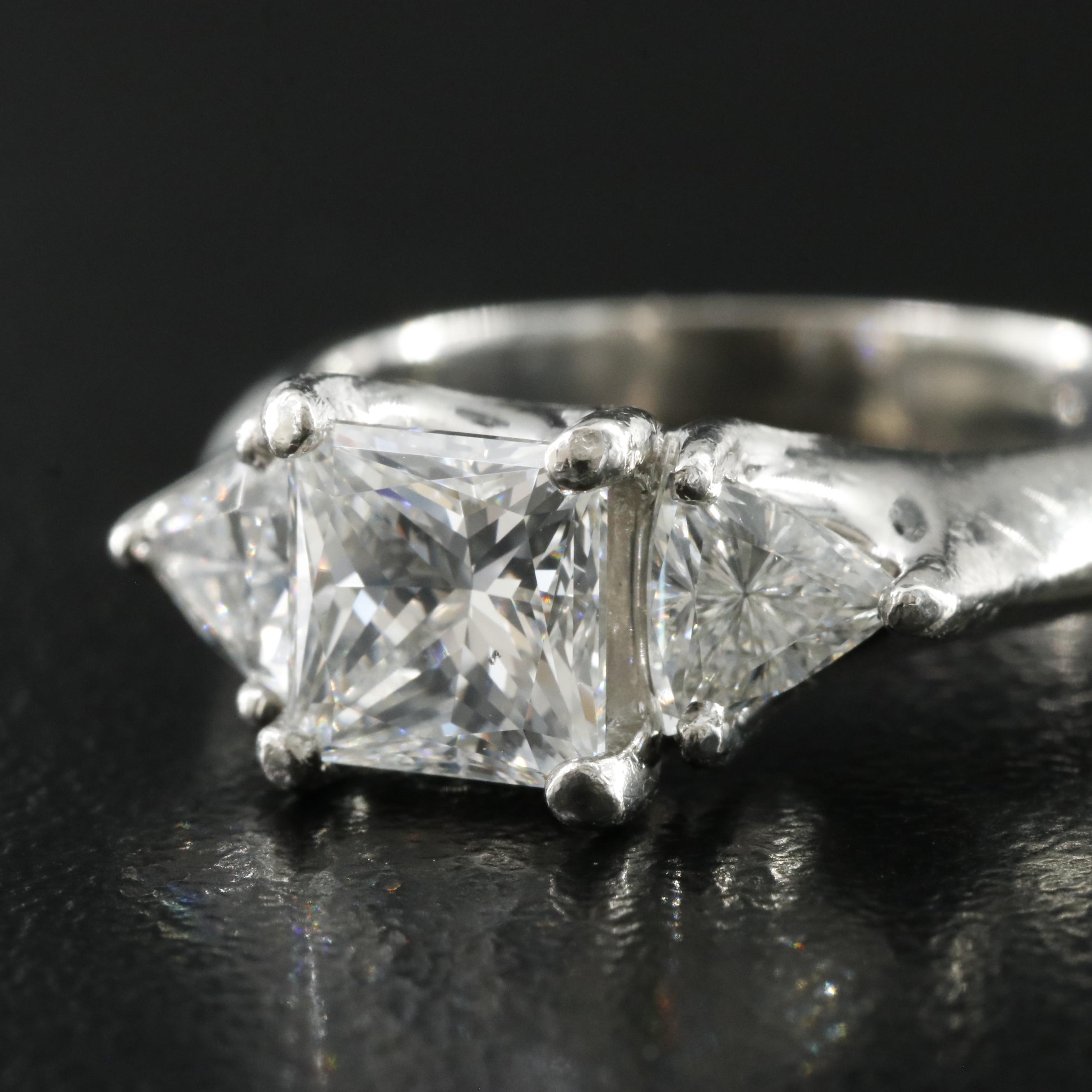 Platinum 1.92 CTW Diamond Ring