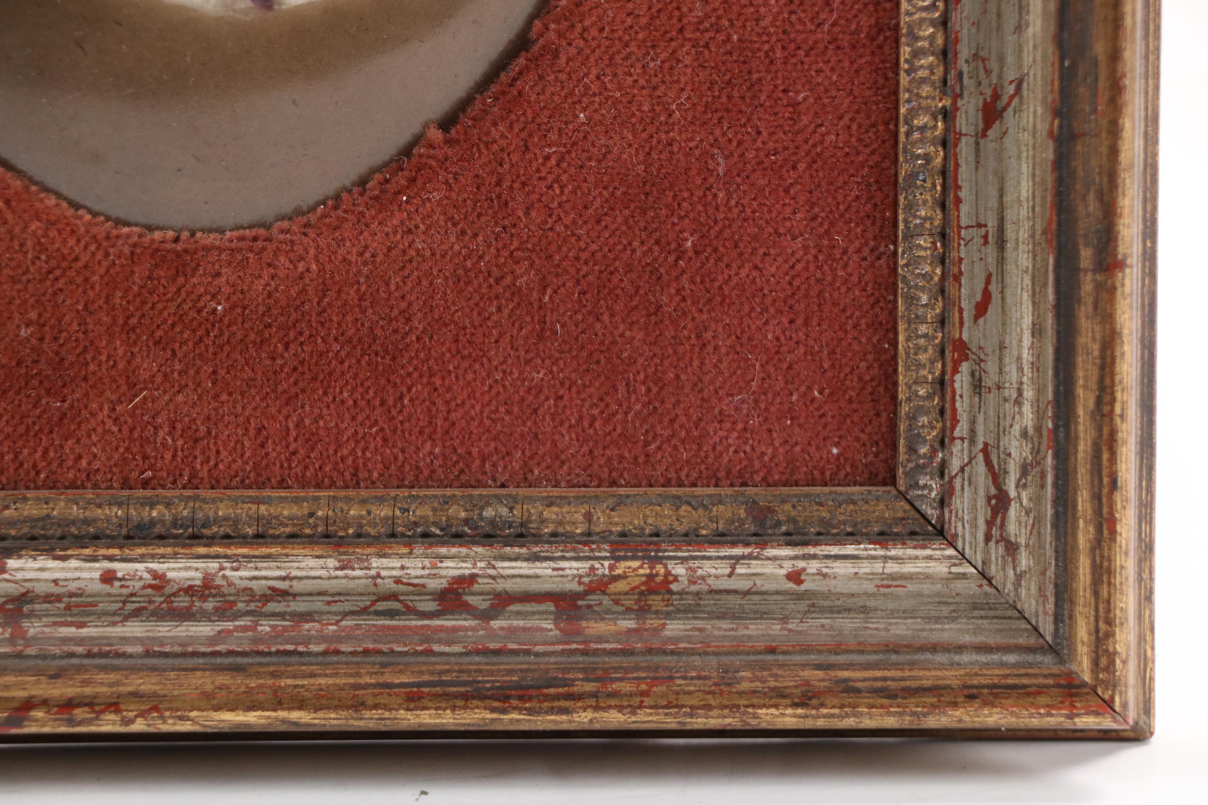 Miniature Enamel Portrait on Porcelain of Catherine the Great, 19th Century