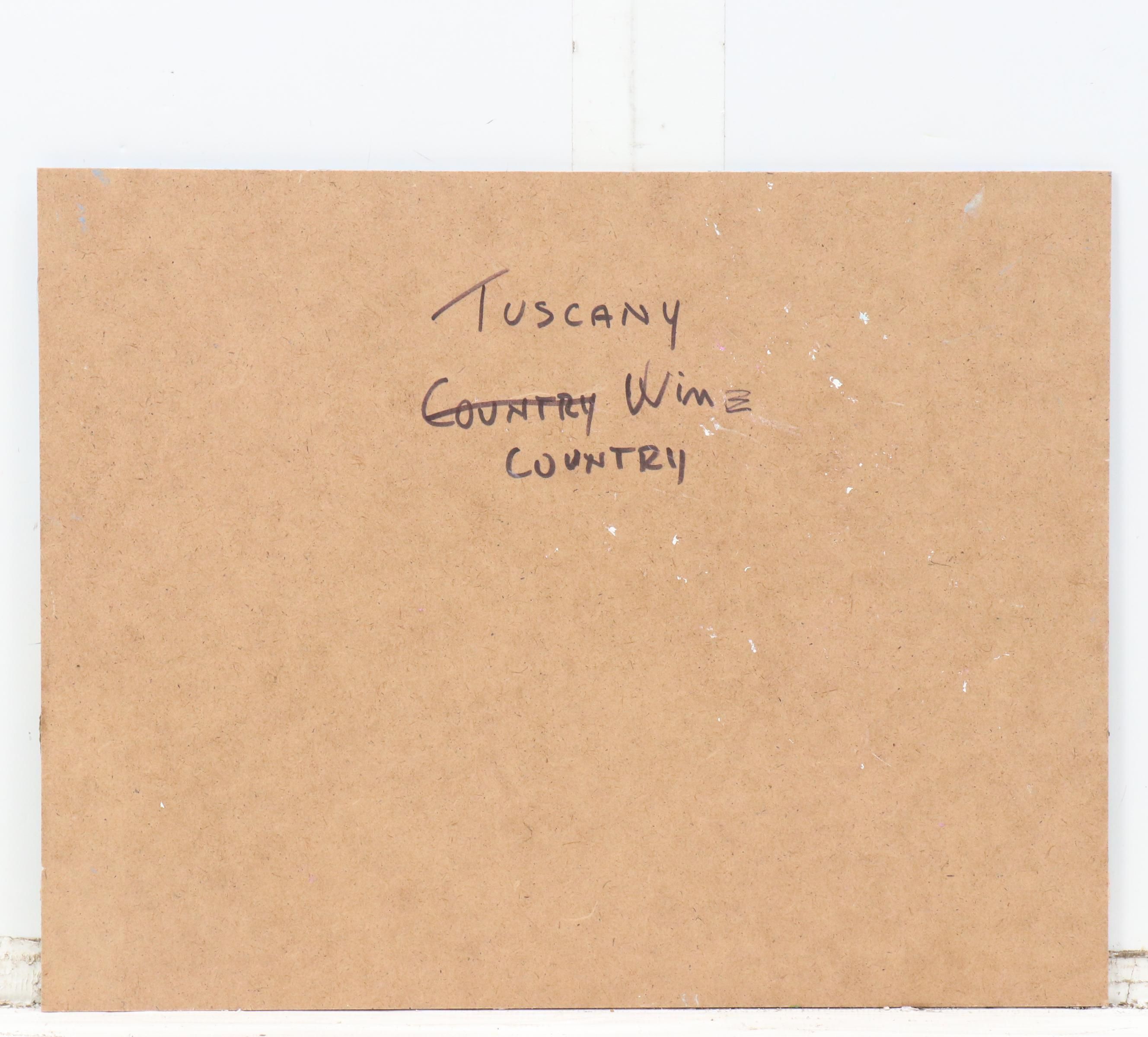 Nino Pippa Landscape Oil Painting "Tuscany - Wine Country," 2018