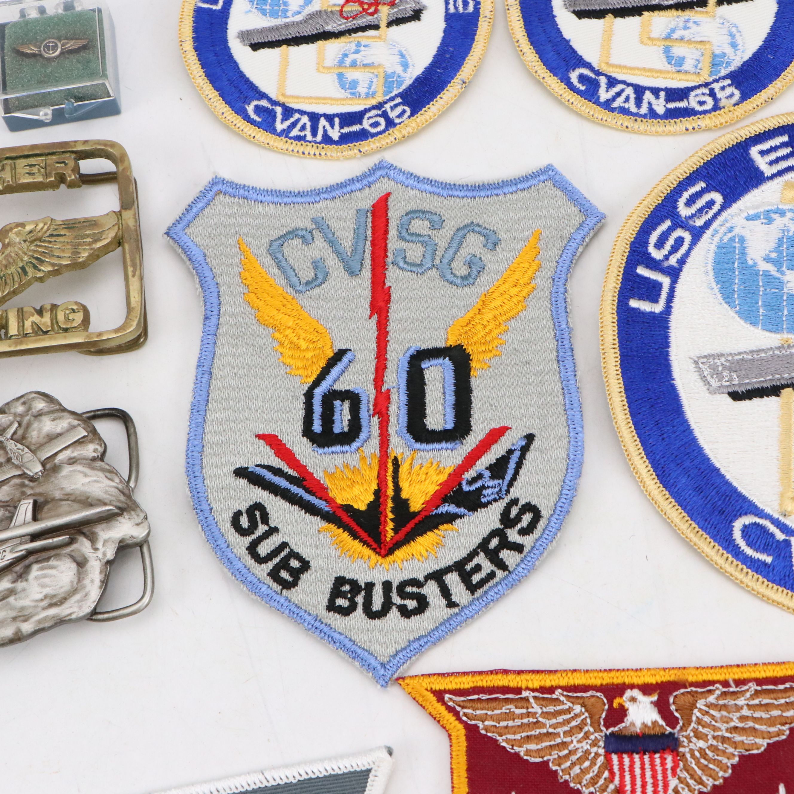 US Navy Aircraft Pins, Belt Buckles and Badges