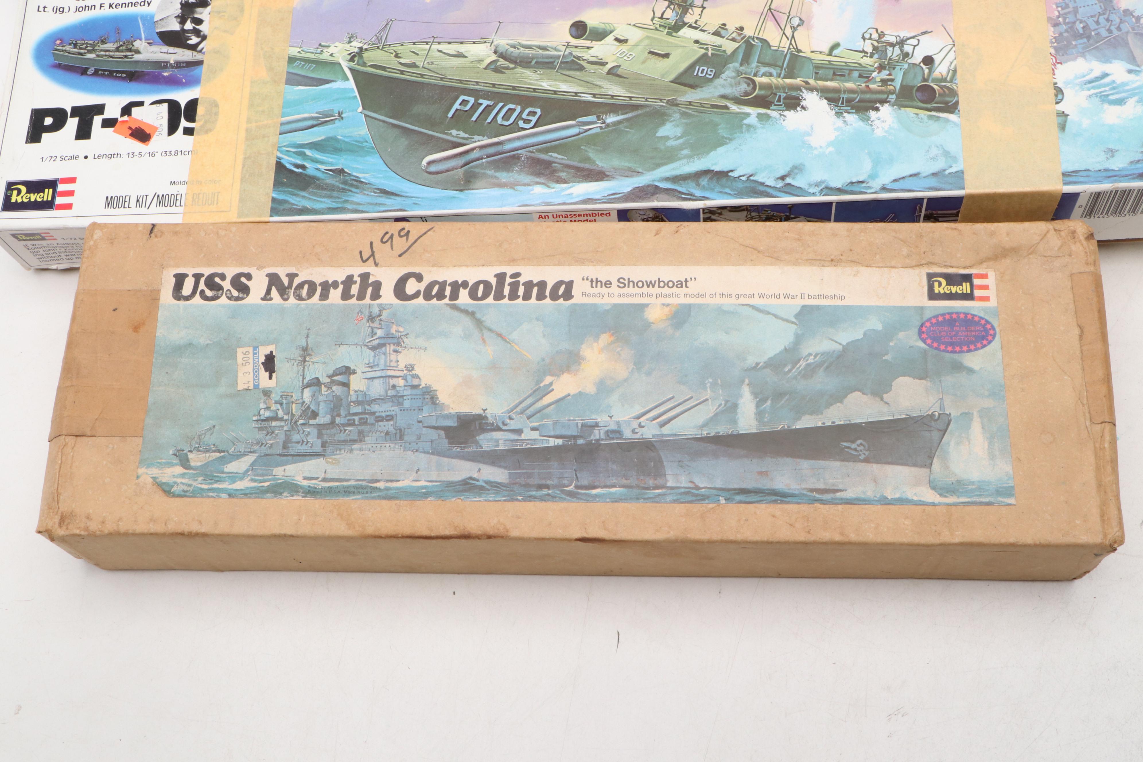 Revell "F-18A Hornet," "USS North Carolina" and More Model Kits