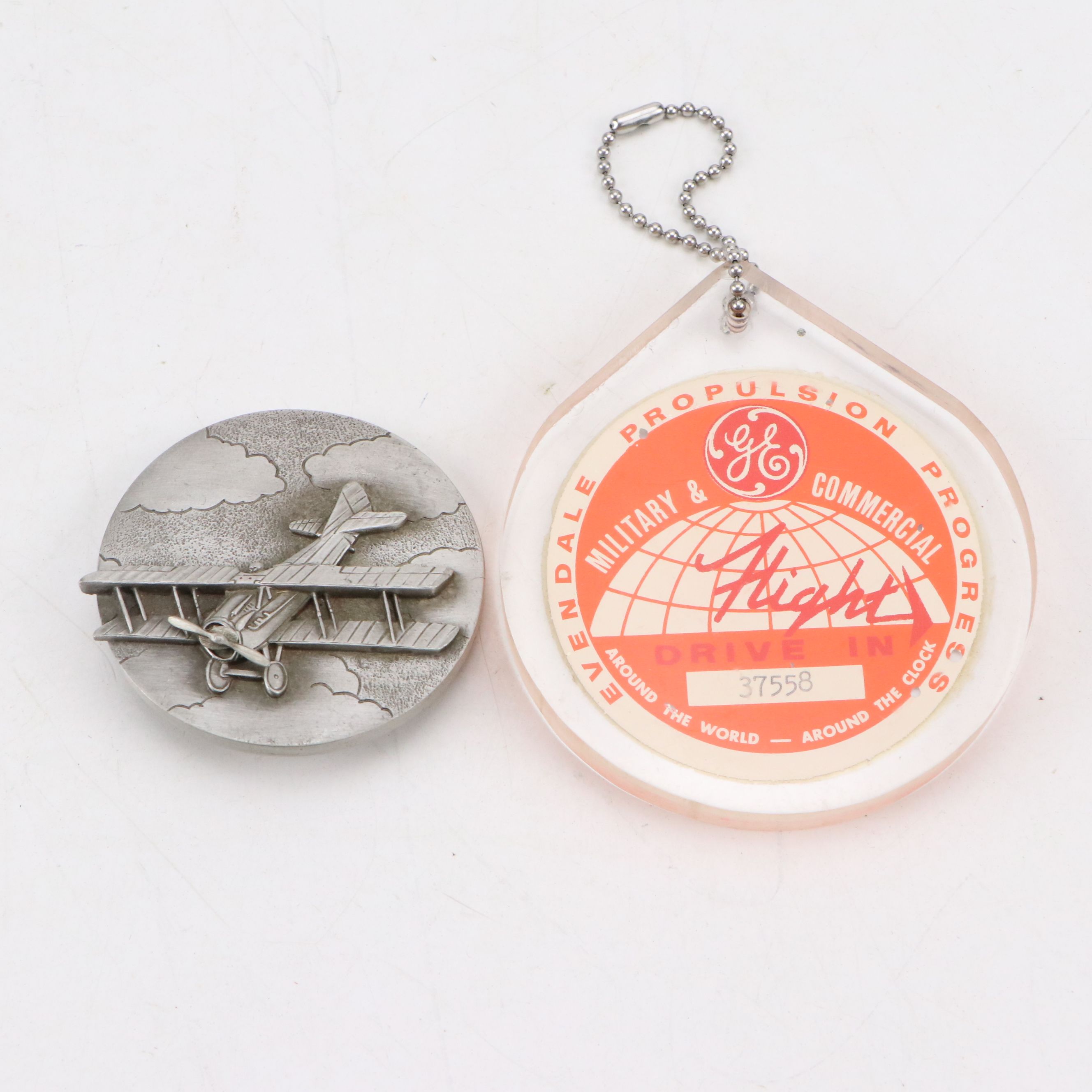 Vintage Currency Converter with Military and Commercial Aircraft Memorabilia