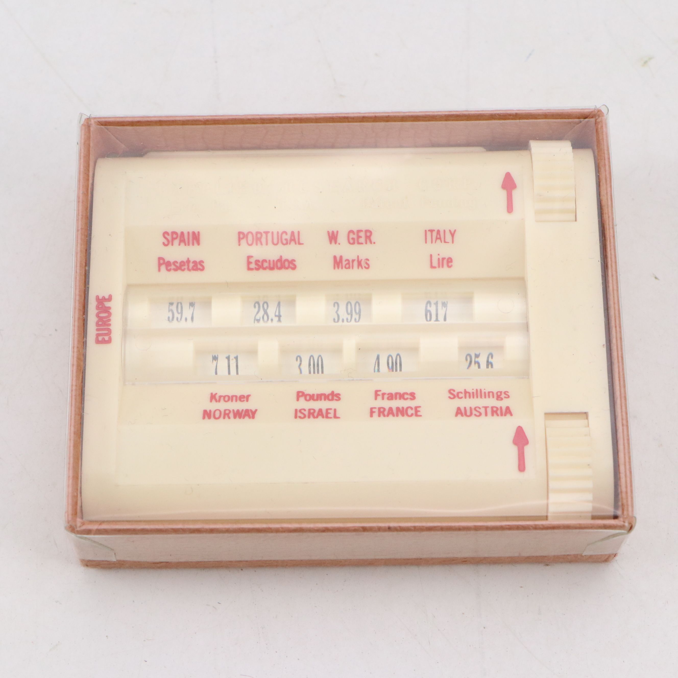 Vintage Currency Converter with Military and Commercial Aircraft Memorabilia