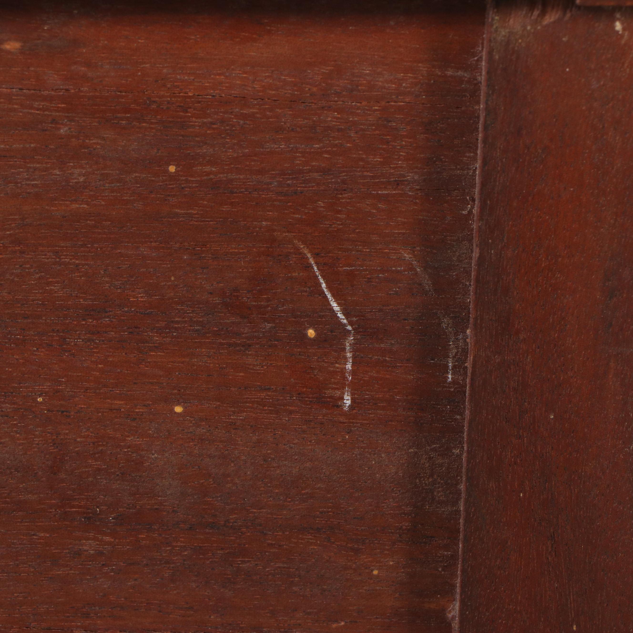 Louis XVI Style Inlaid Mahogany Bedside Cabinet, 20th Century
