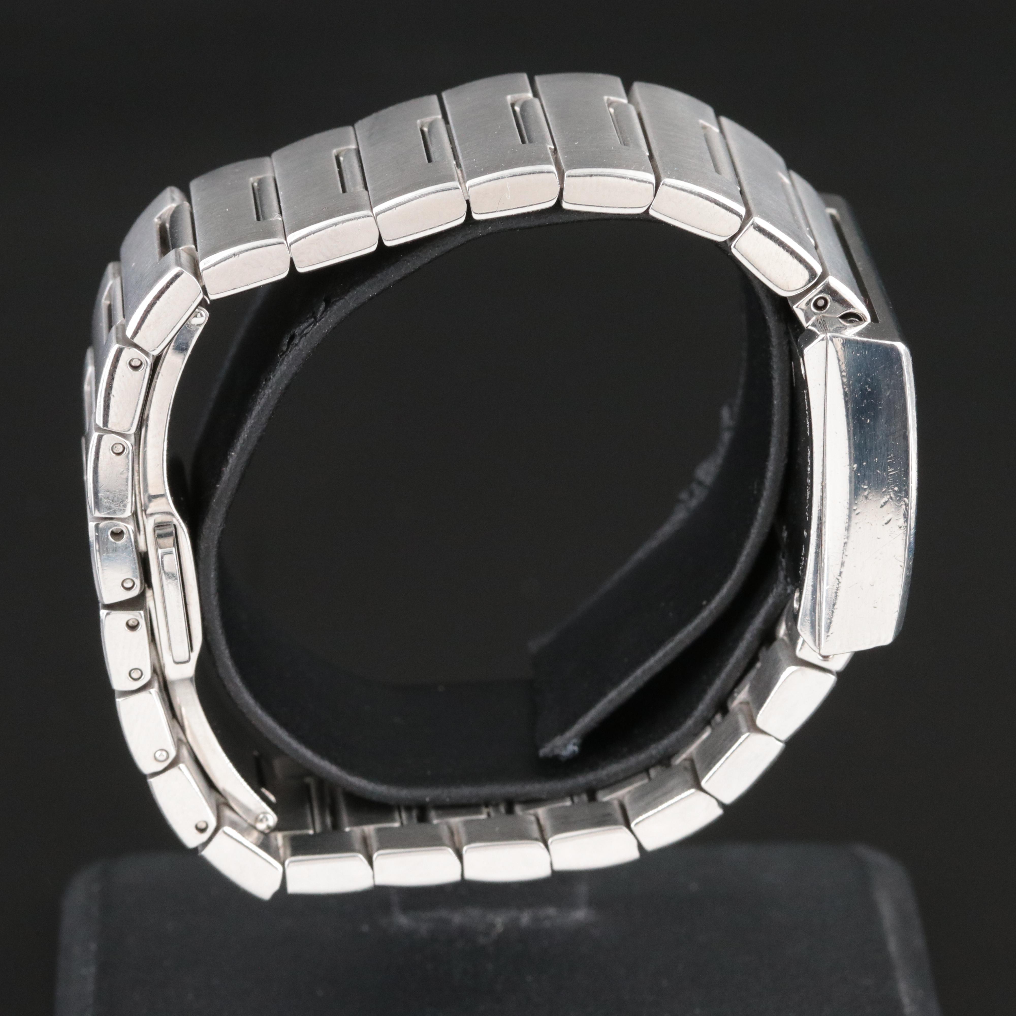 Gucci 100L Diamond & Mother-of-Pearl Watch