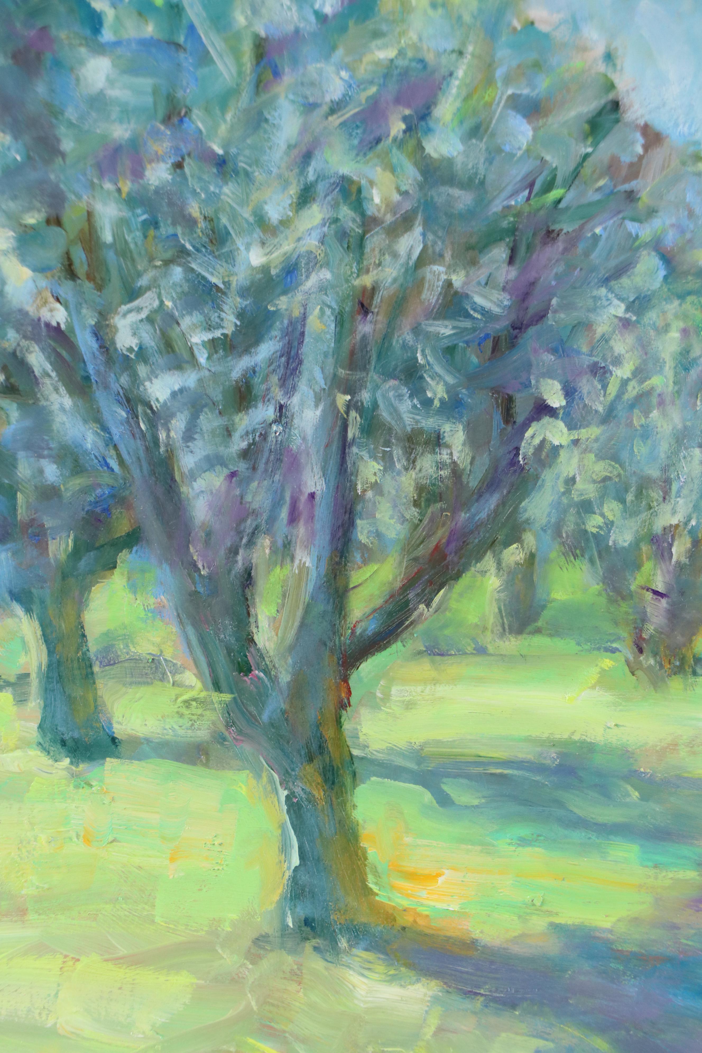 Nino Pippa Landscape Oil Painting "Tuscany - Olive Grove," 2023