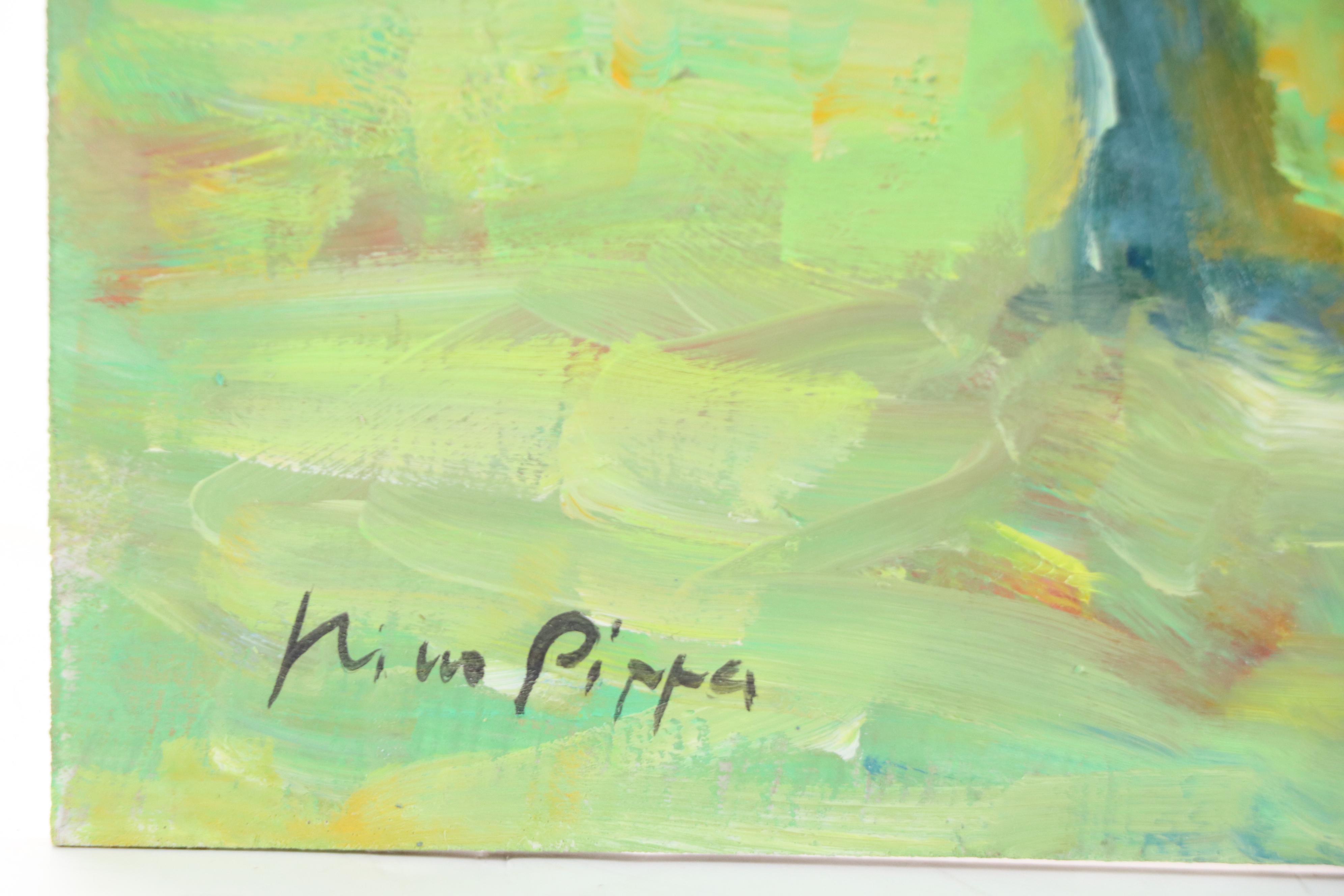 Nino Pippa Landscape Oil Painting "Tuscany - Olive Grove," 2023