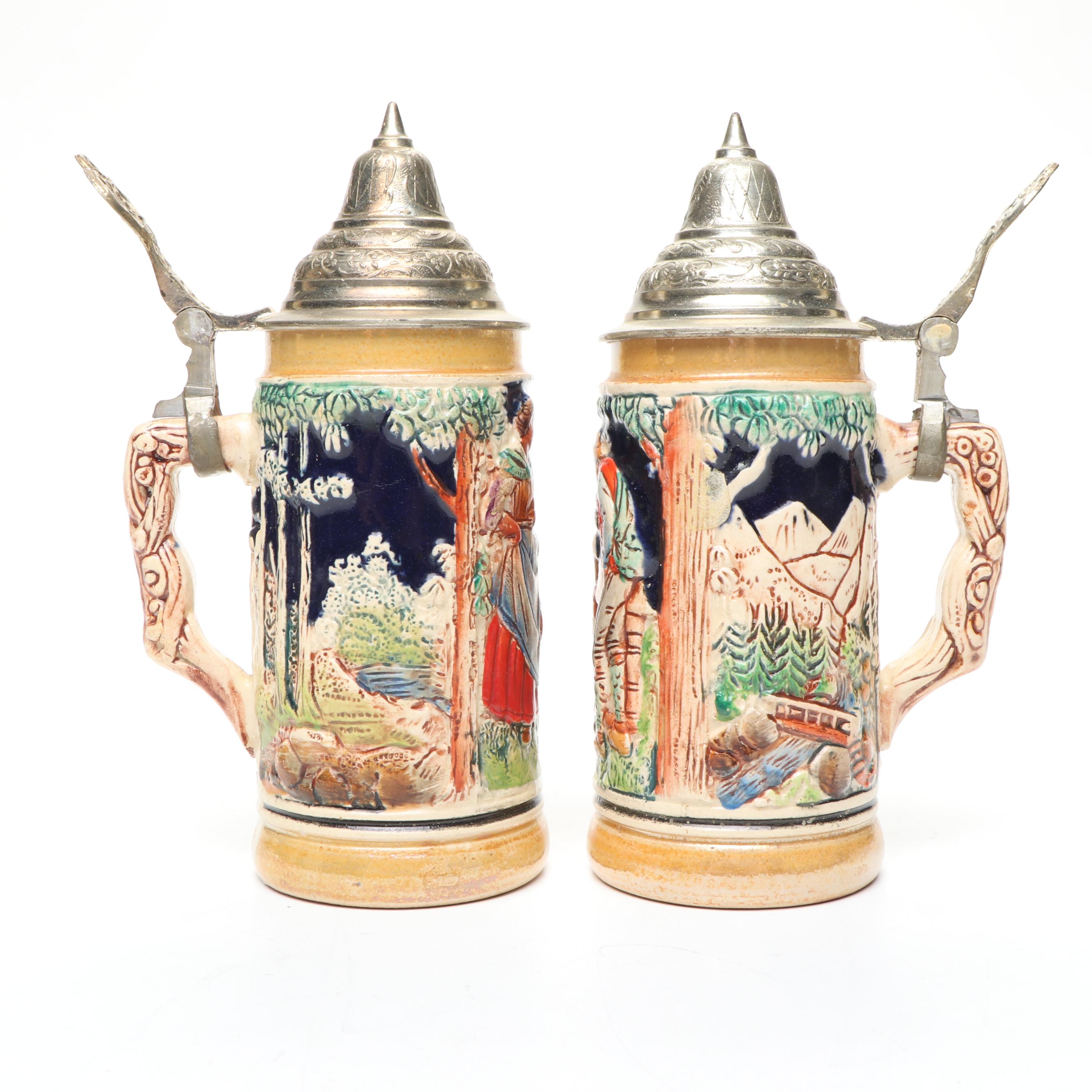 Schwanenbräu and Other West German Beer Steins