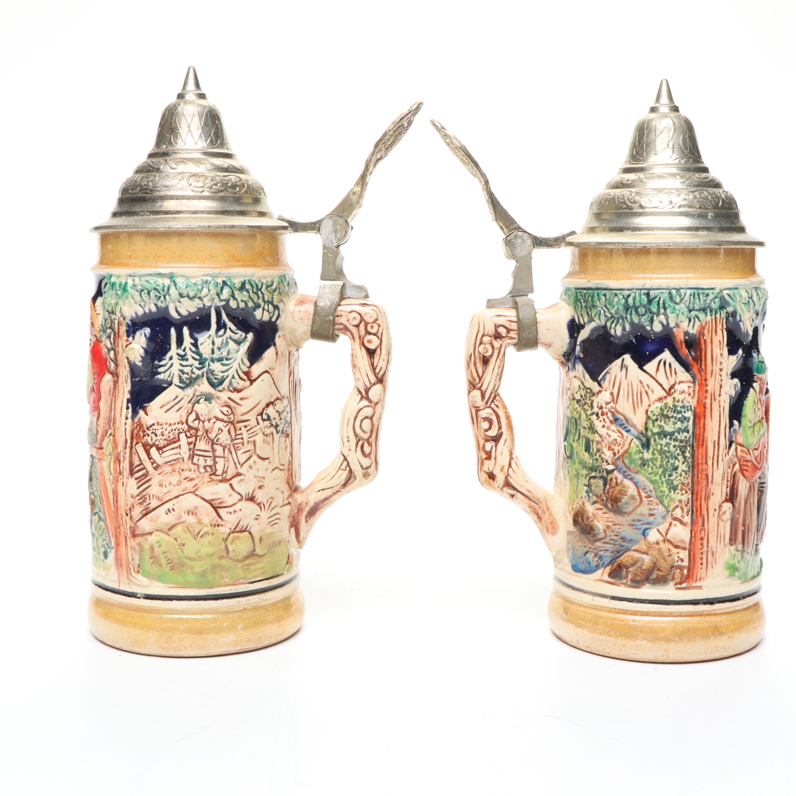 Schwanenbräu and Other West German Beer Steins