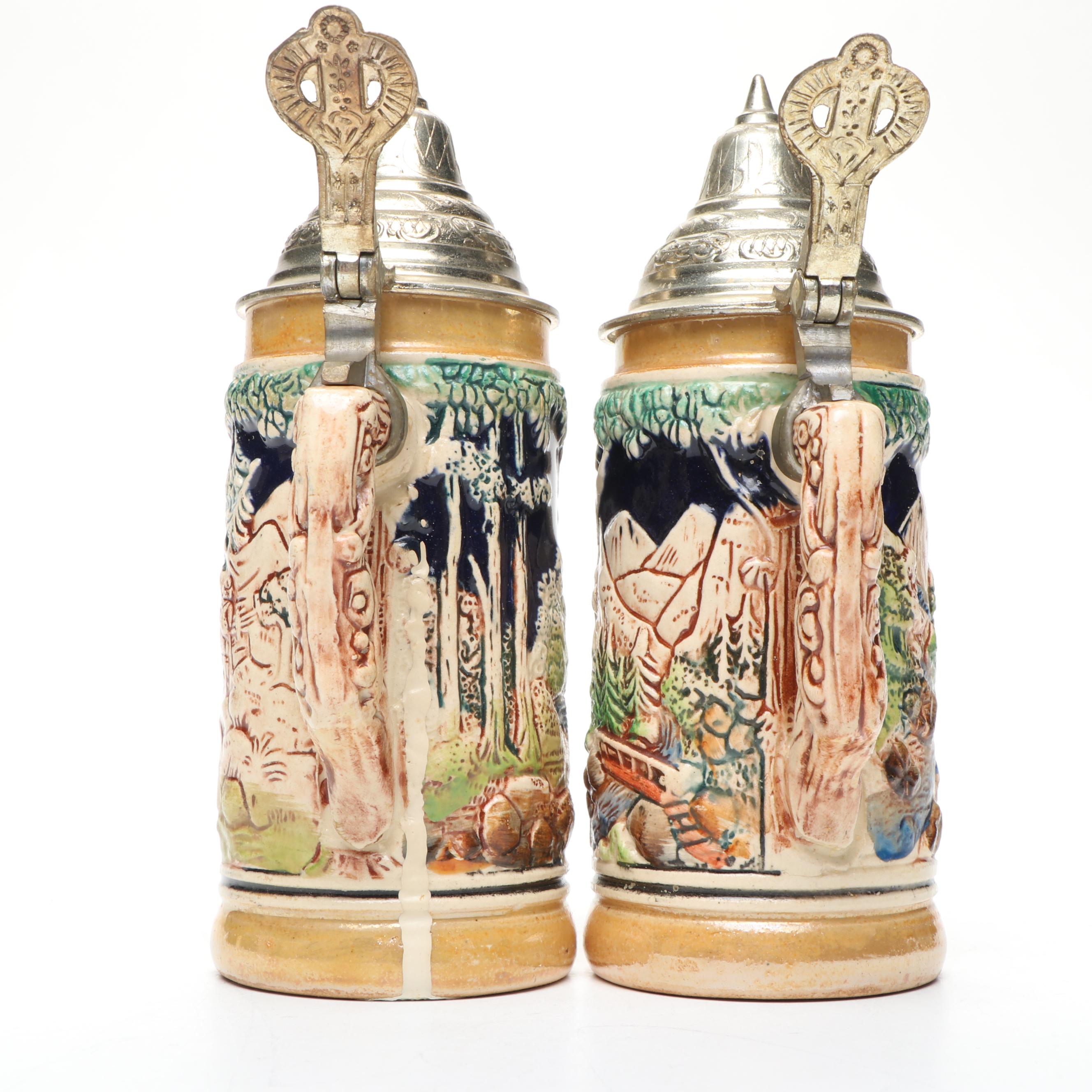 Schwanenbräu and Other West German Beer Steins