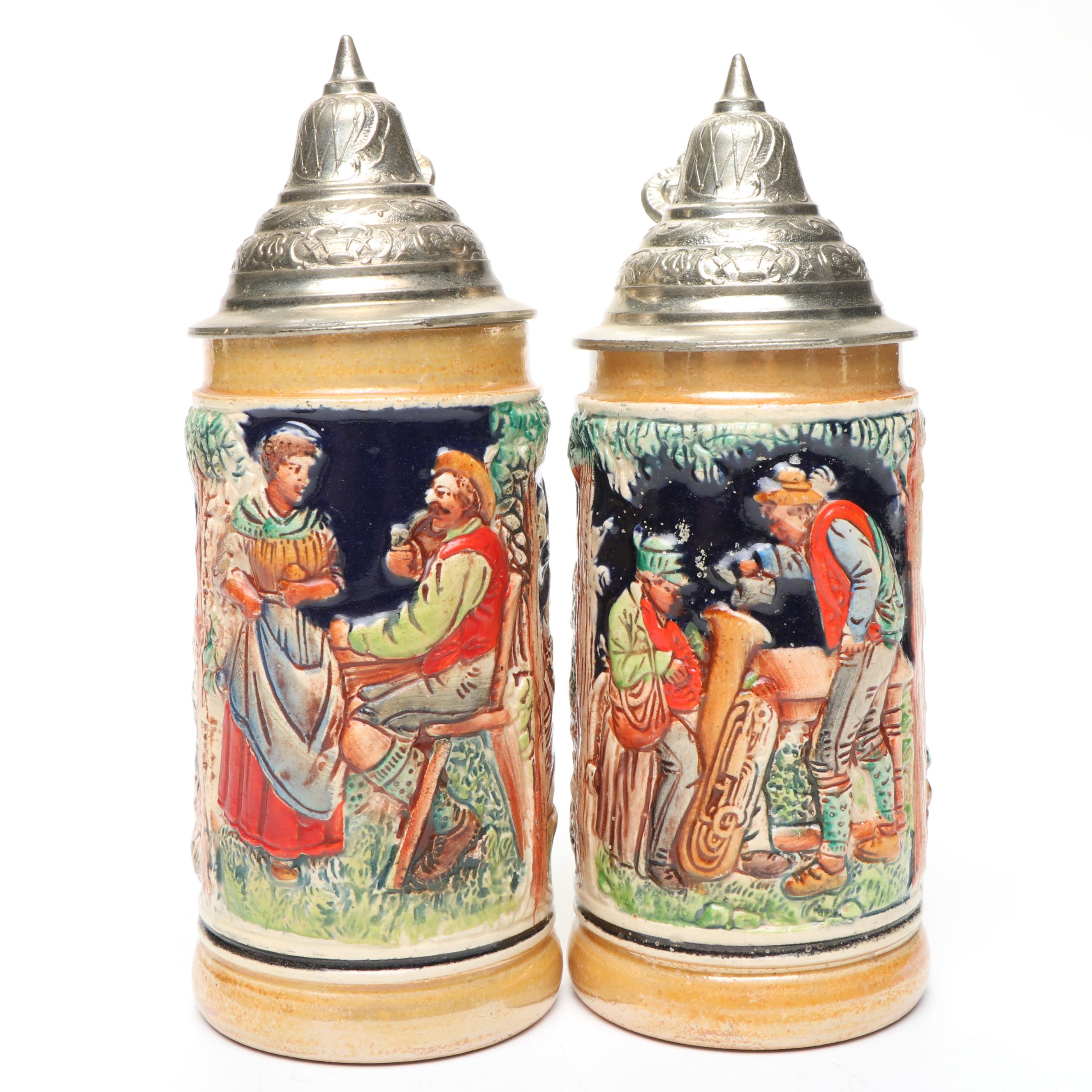 Schwanenbräu and Other West German Beer Steins