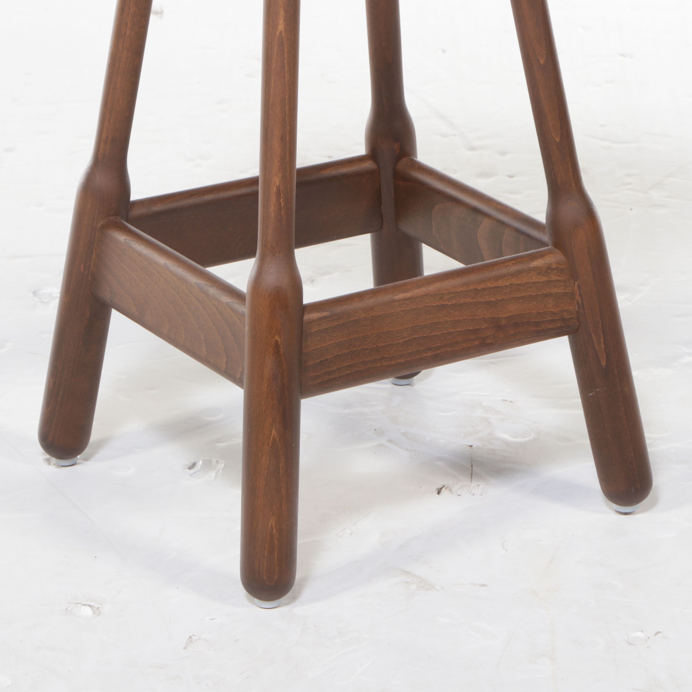 Set of Five Jake Arnold Collection "Albert" Walnut Barstools