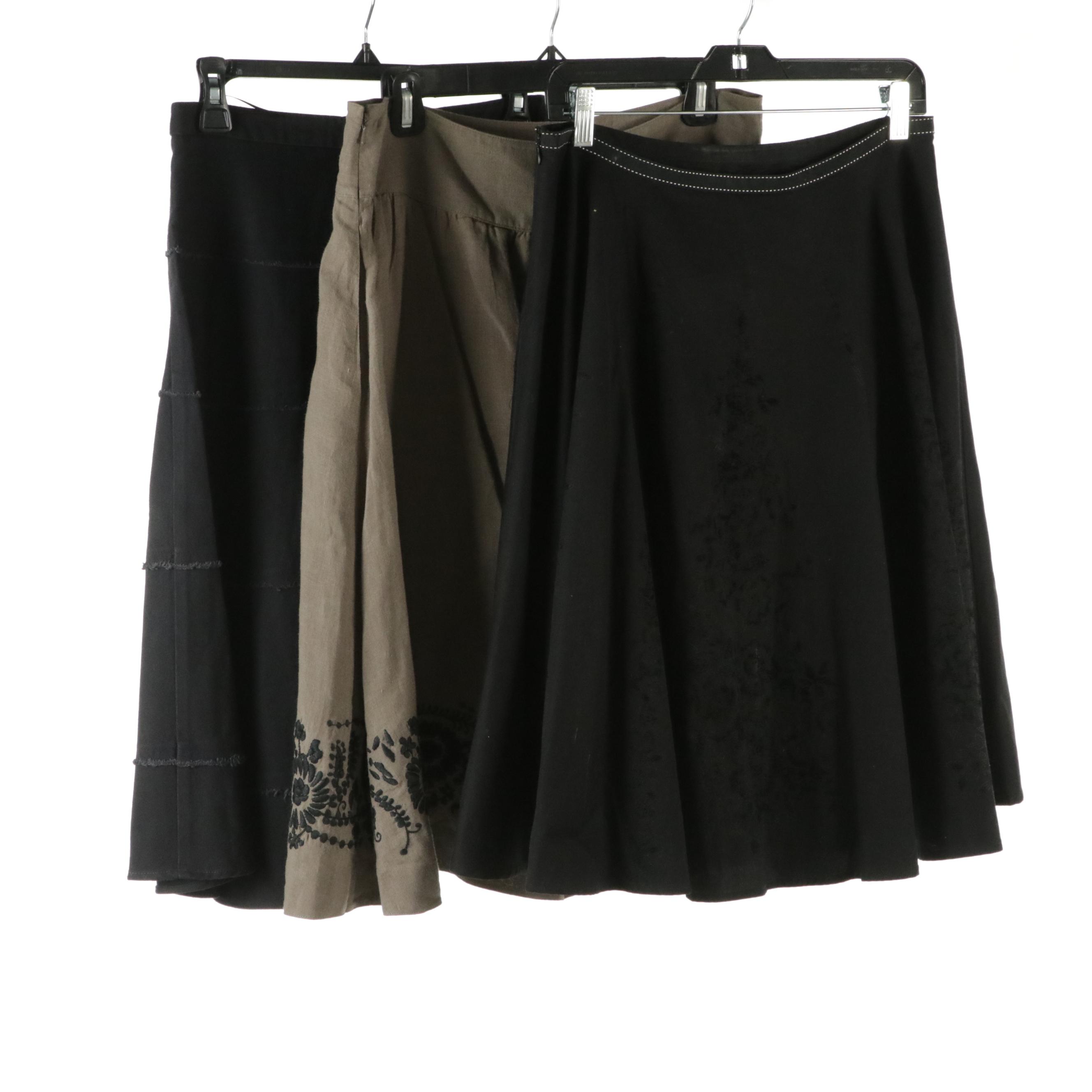 Betty Jackson, DKNY and Beth Bowley Flared Skirts
