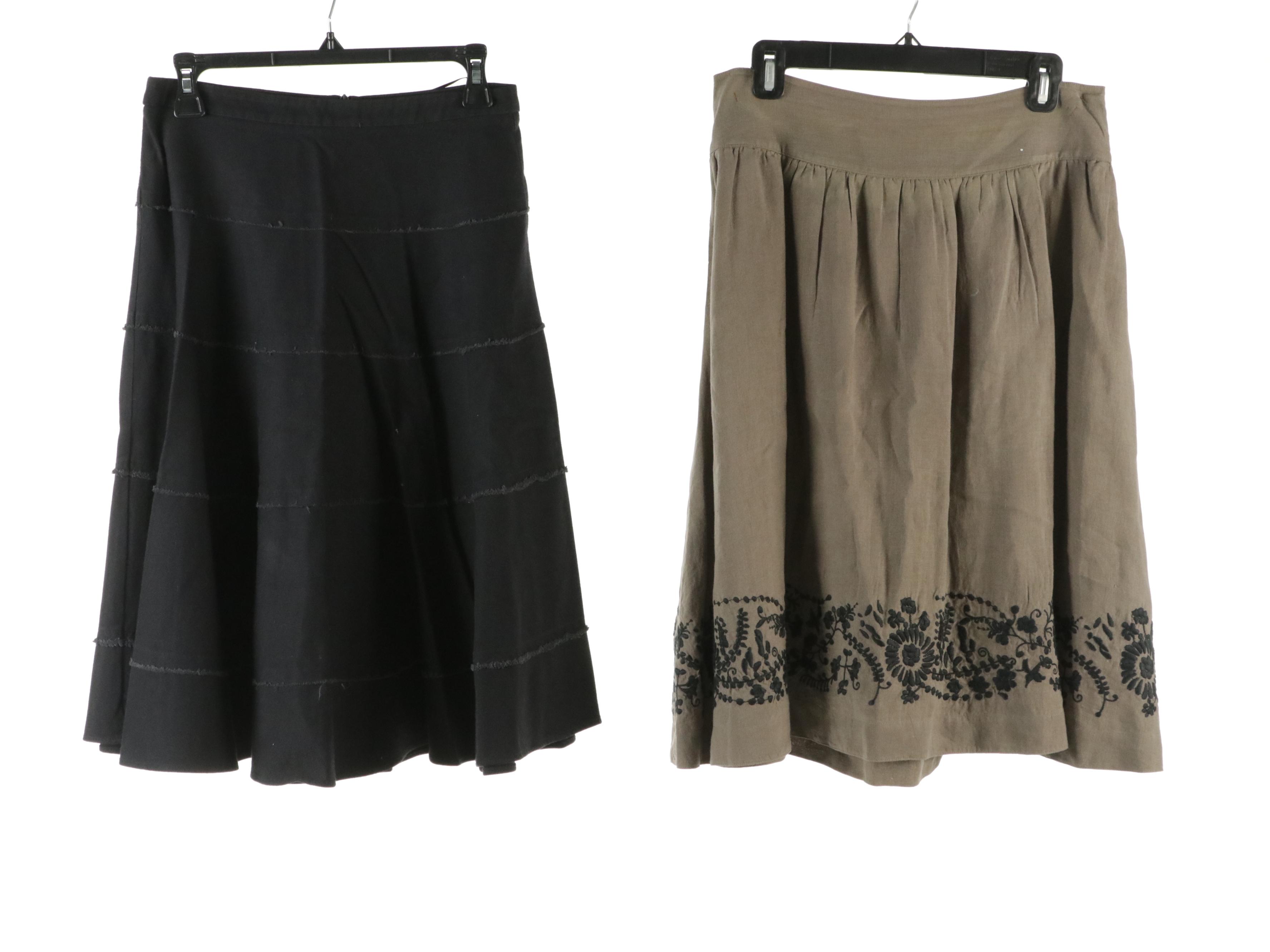 Betty Jackson, DKNY and Beth Bowley Flared Skirts