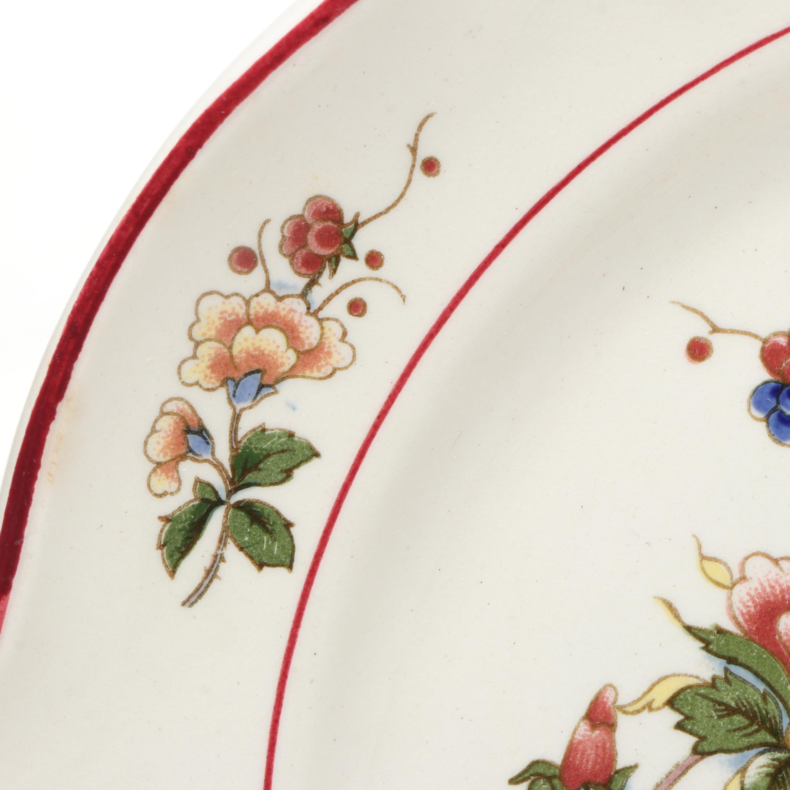 Villeroy & Boch Mettlach "Phoenix" Ceramic Plates, 1947–1956