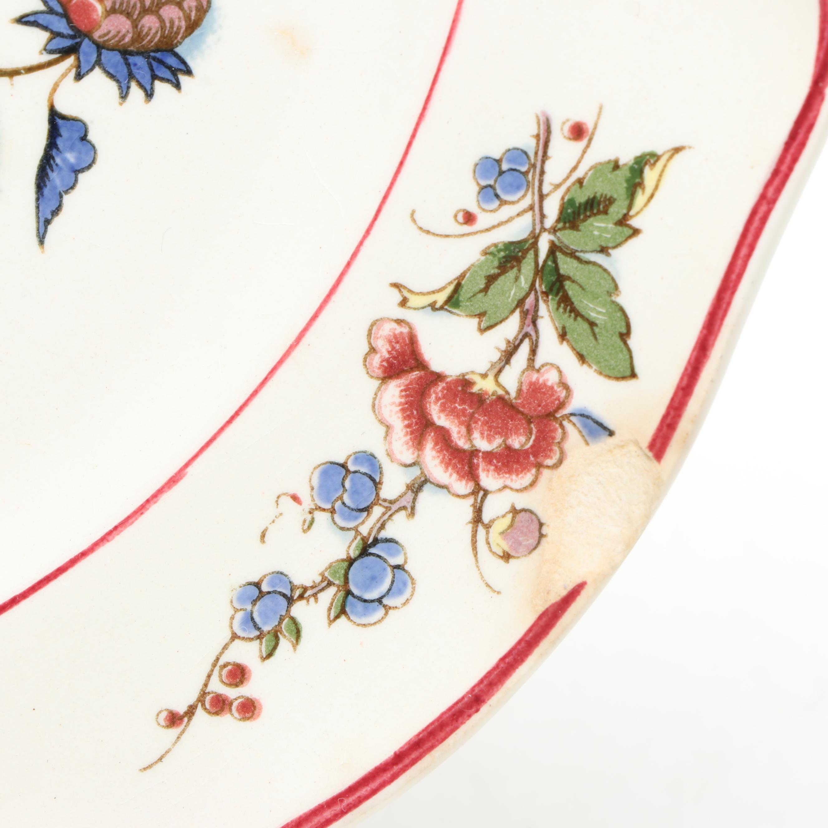 Villeroy & Boch Mettlach "Phoenix" Ceramic Plates, 1947–1956