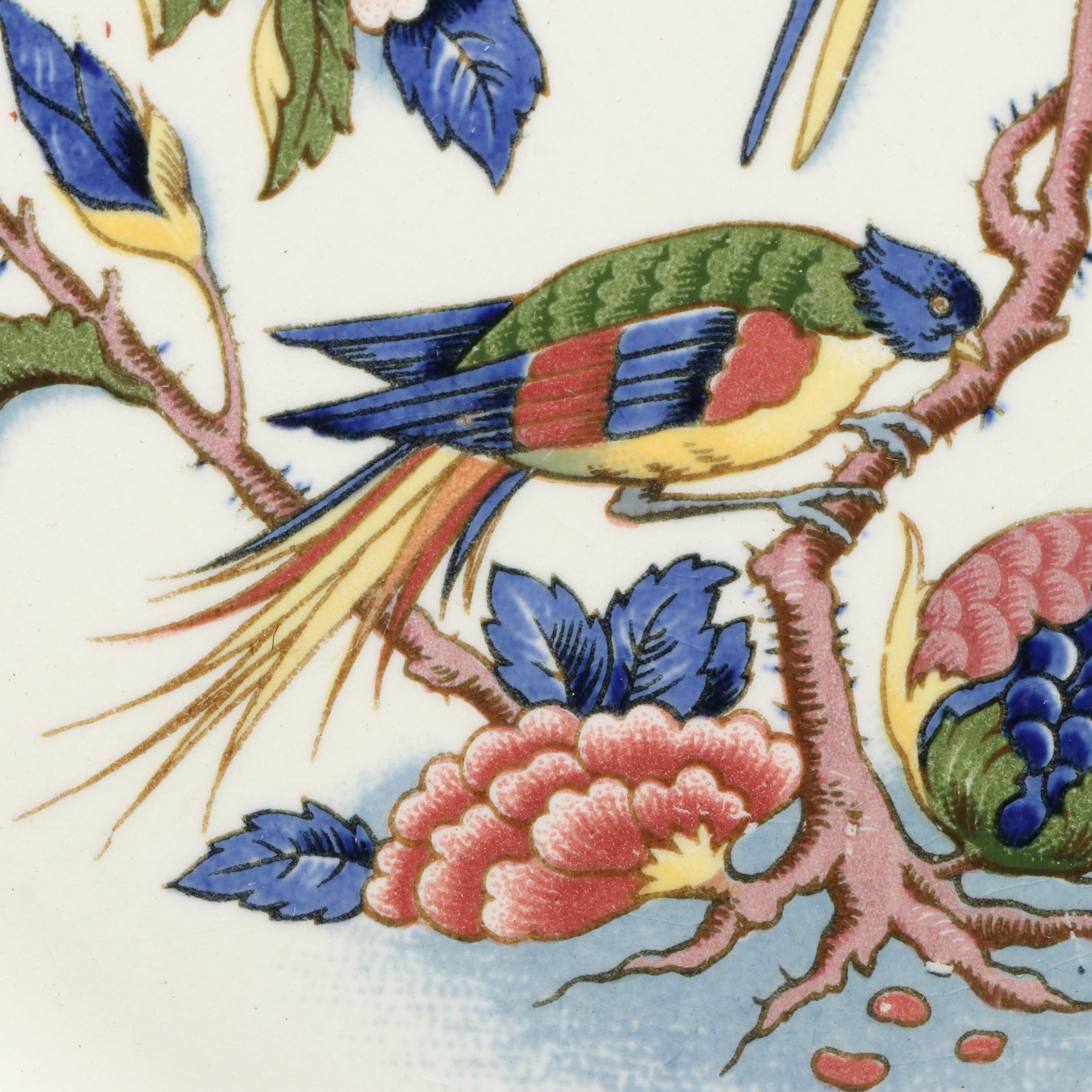 Villeroy & Boch Mettlach "Phoenix" Ceramic Plates, 1947–1956