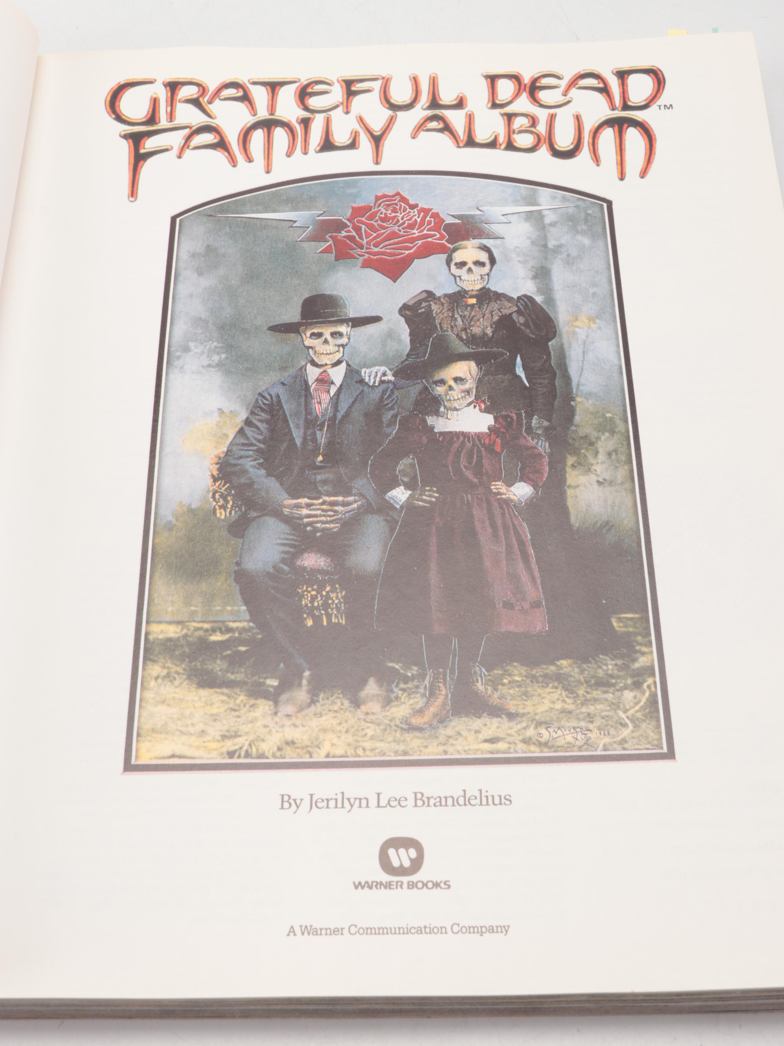 First Paperback Printing "Grateful Dead Family Album" by Jerilyn Lee Brandelius