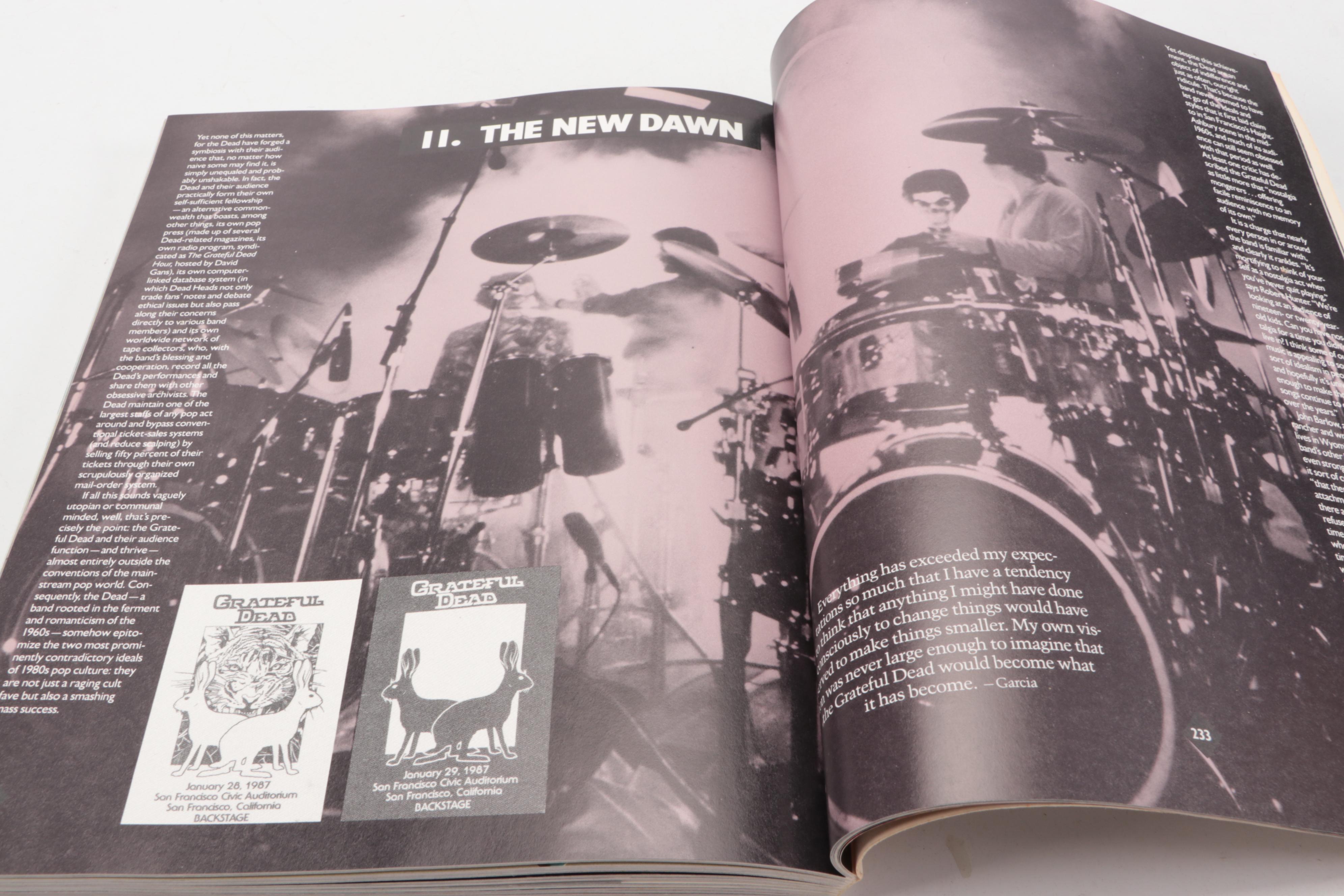 First Paperback Printing "Grateful Dead Family Album" by Jerilyn Lee Brandelius