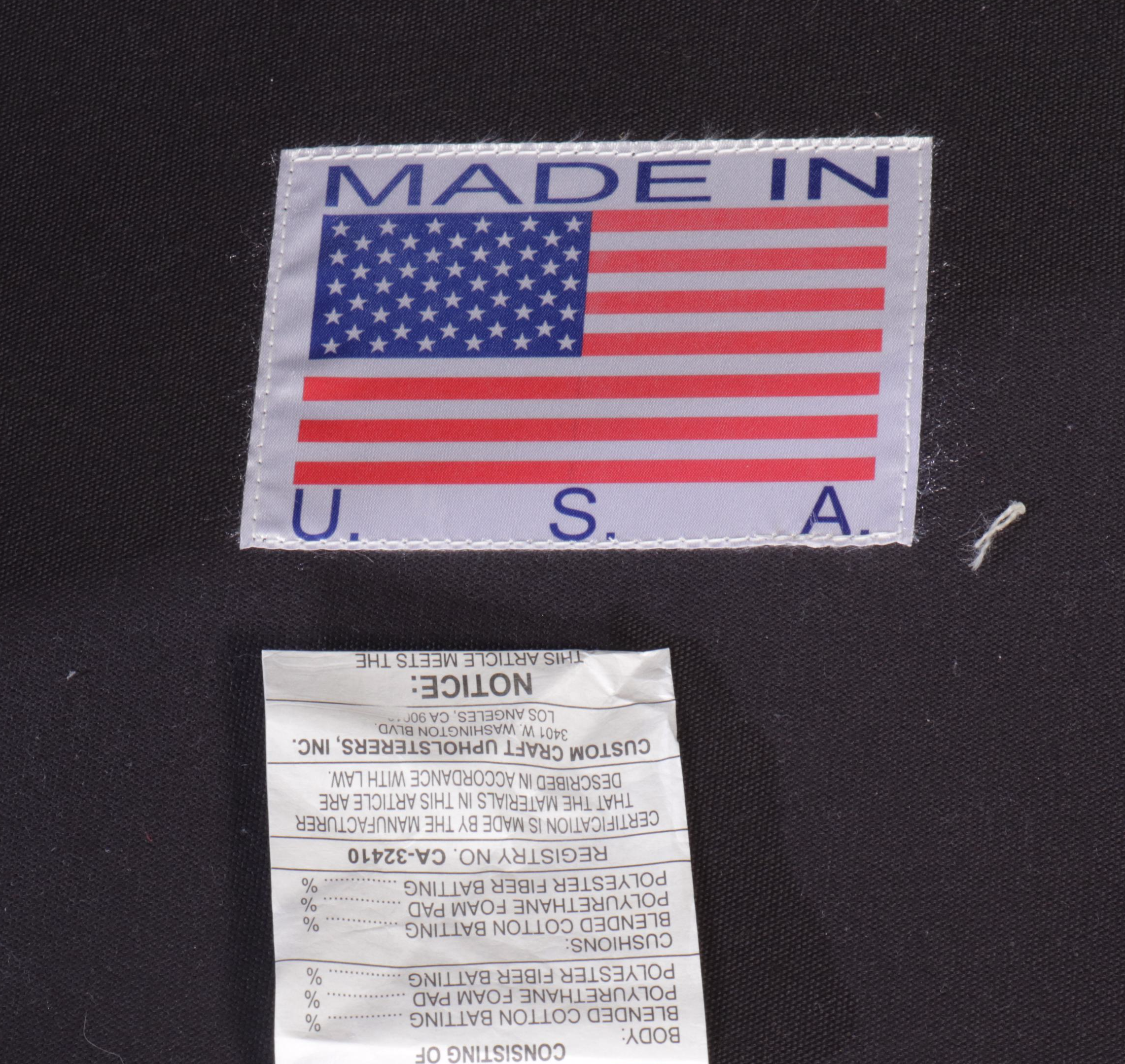 Jake Arnold Collection Jean Royère Style Cotton Velvet Upholstered Daybed