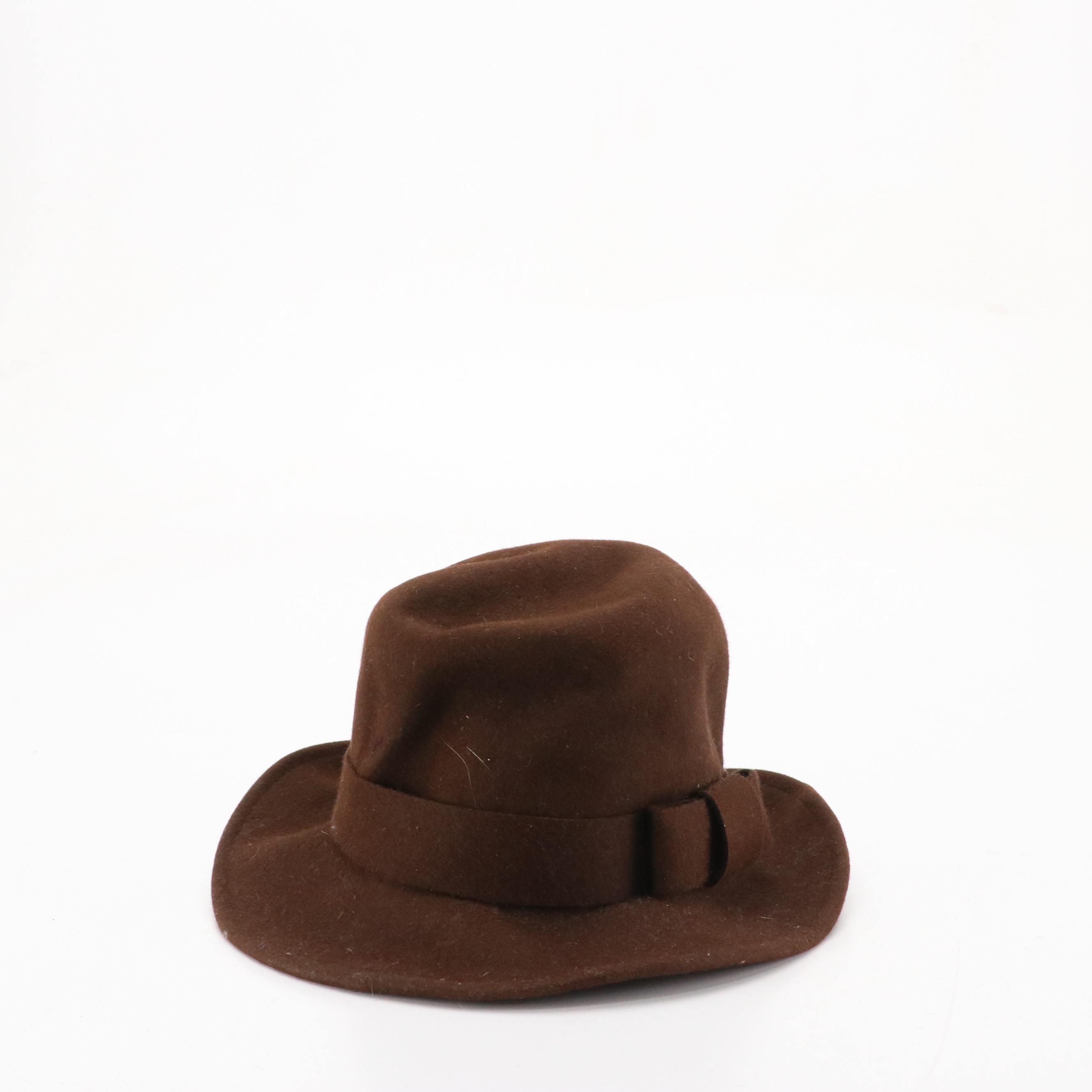 Eric Javits, Frank Olive, and Barami Cloche Hats with Hat Box