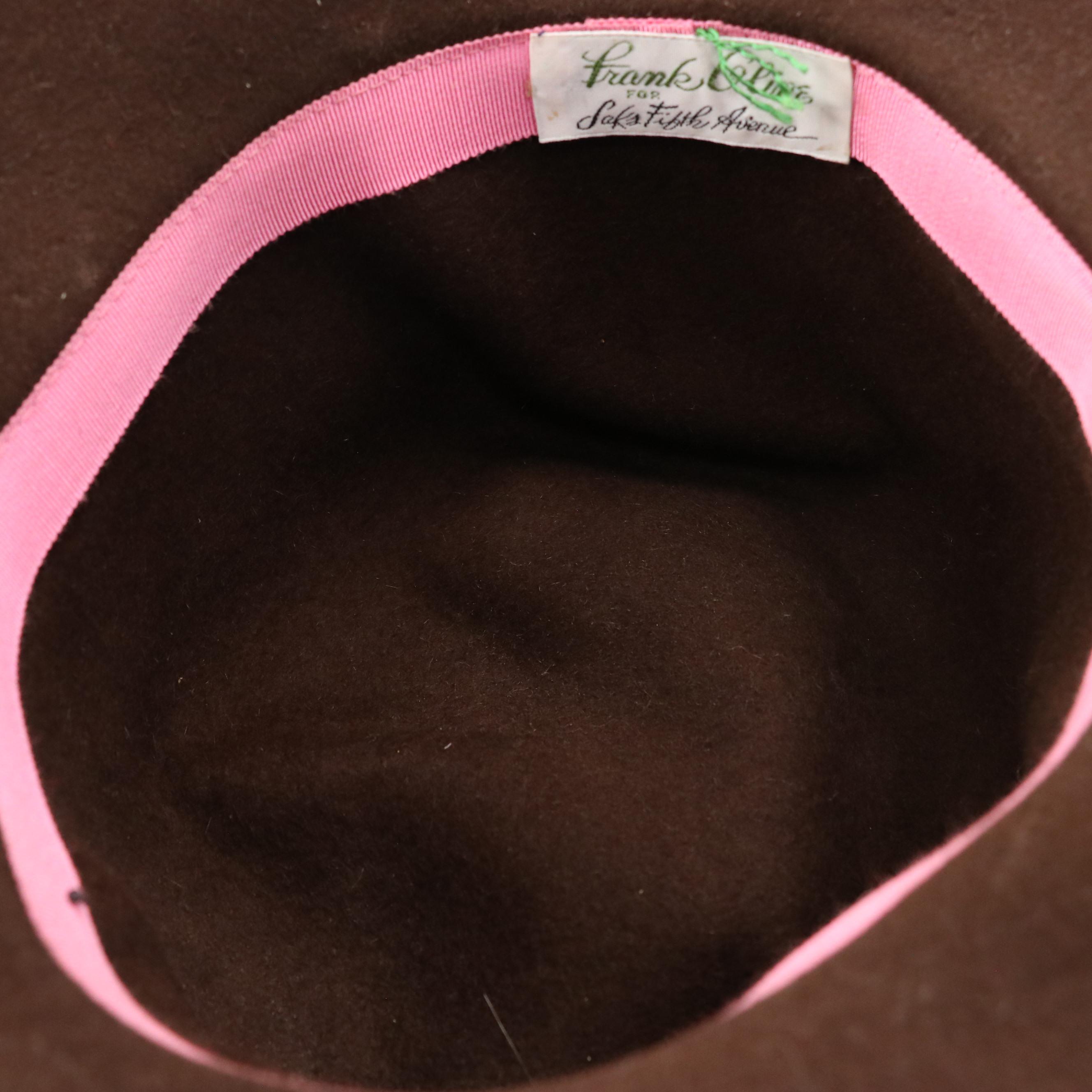 Eric Javits, Frank Olive, and Barami Cloche Hats with Hat Box