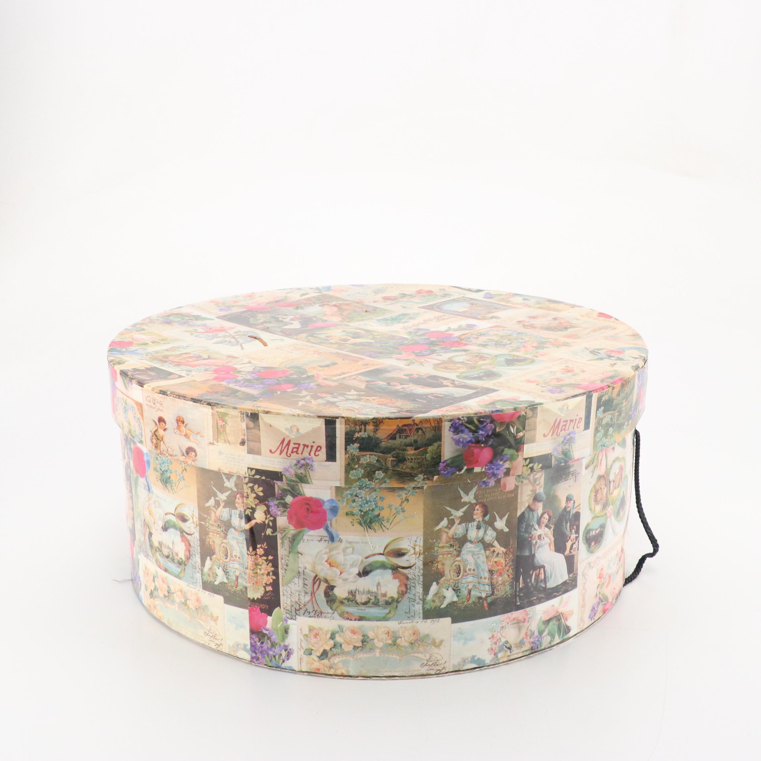 Eric Javits, Frank Olive, and Barami Cloche Hats with Hat Box