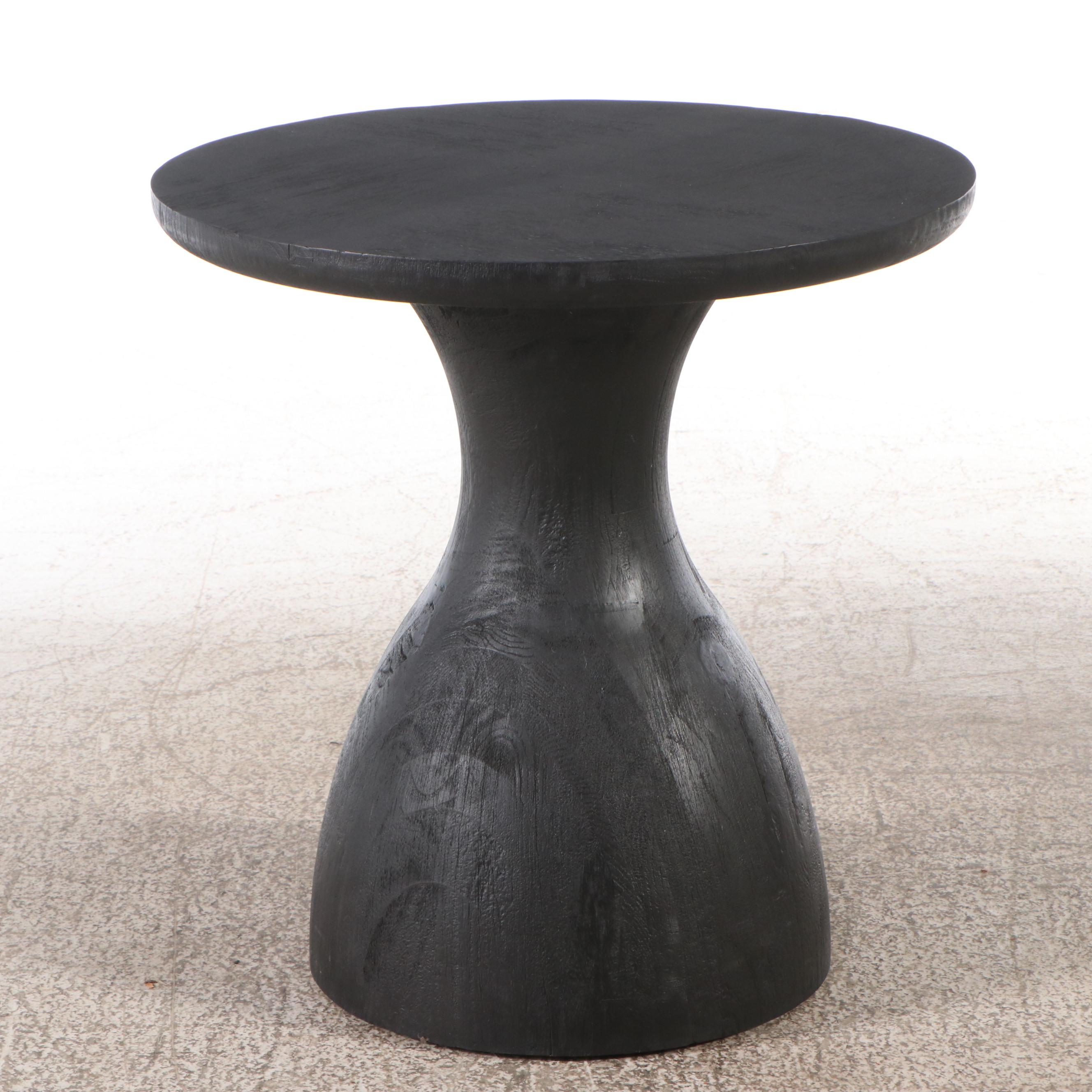 Pair of Arteriors "Scout" Ebonized Wood End Tables