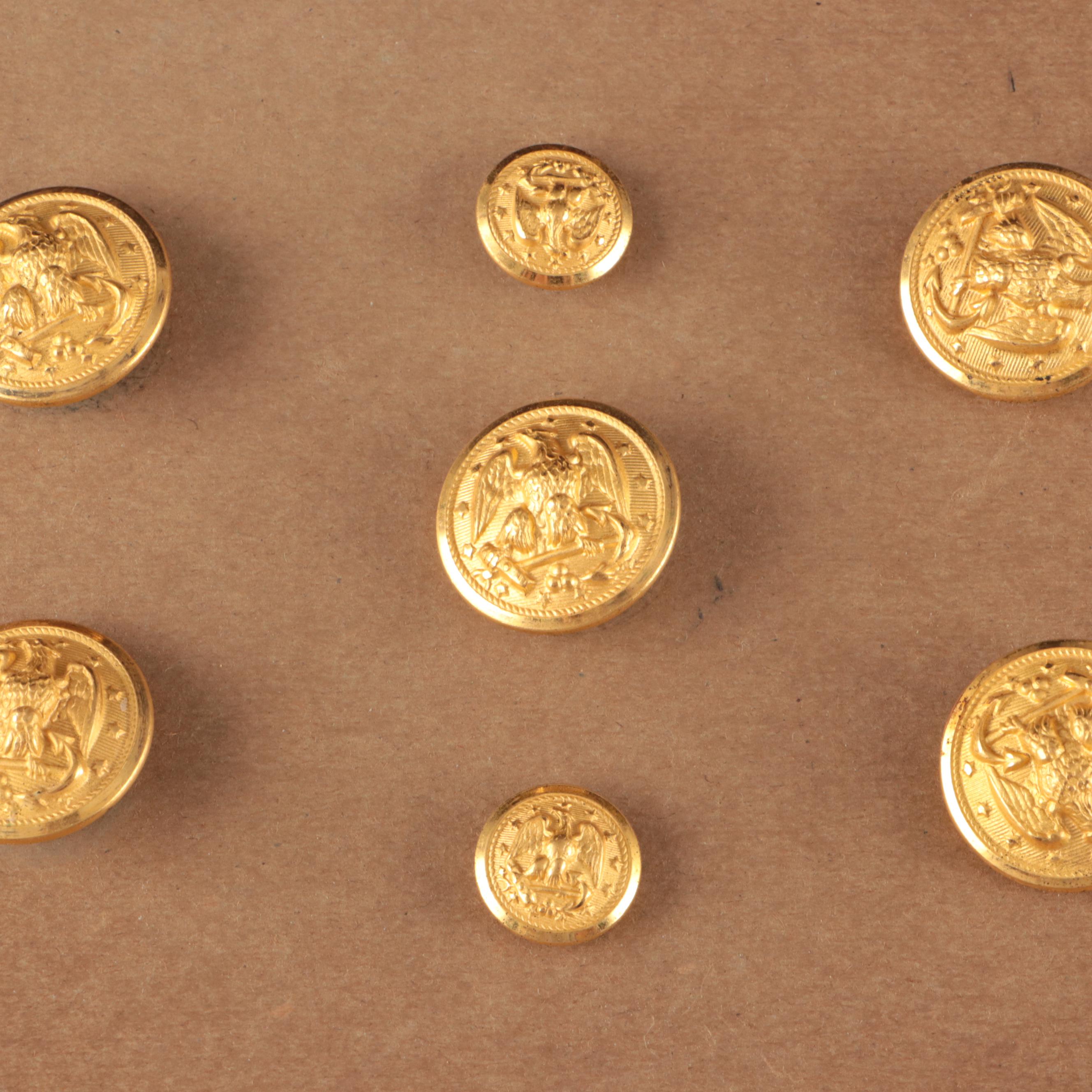 US Navy Line Officer Shoulder Boards, Cap Badge, Buttons and More