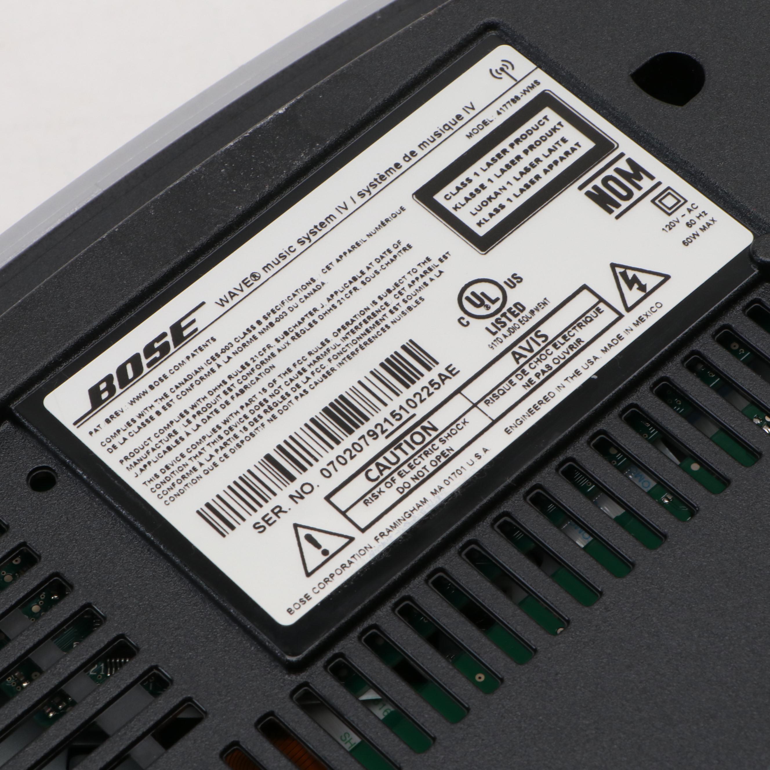 Bose Wave Music System IV