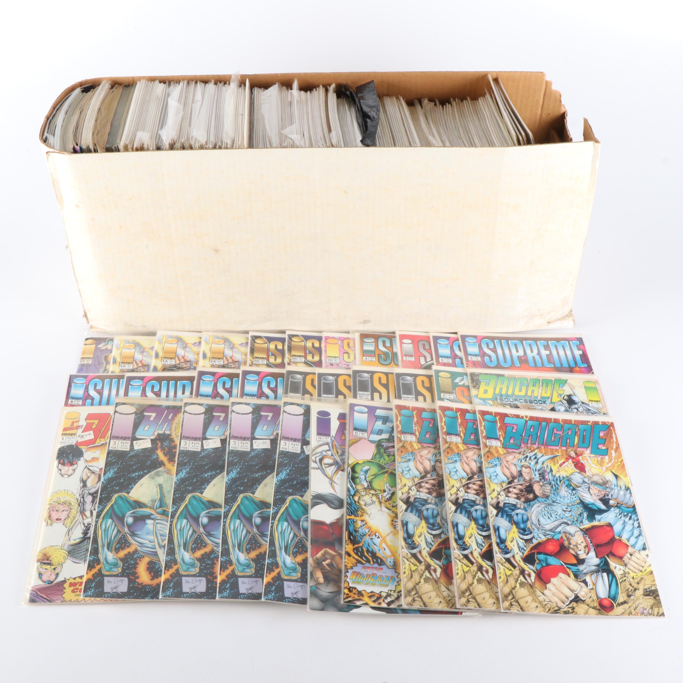 Modern Age Comic Books Featuring "Supreme" "Wild Star", and More